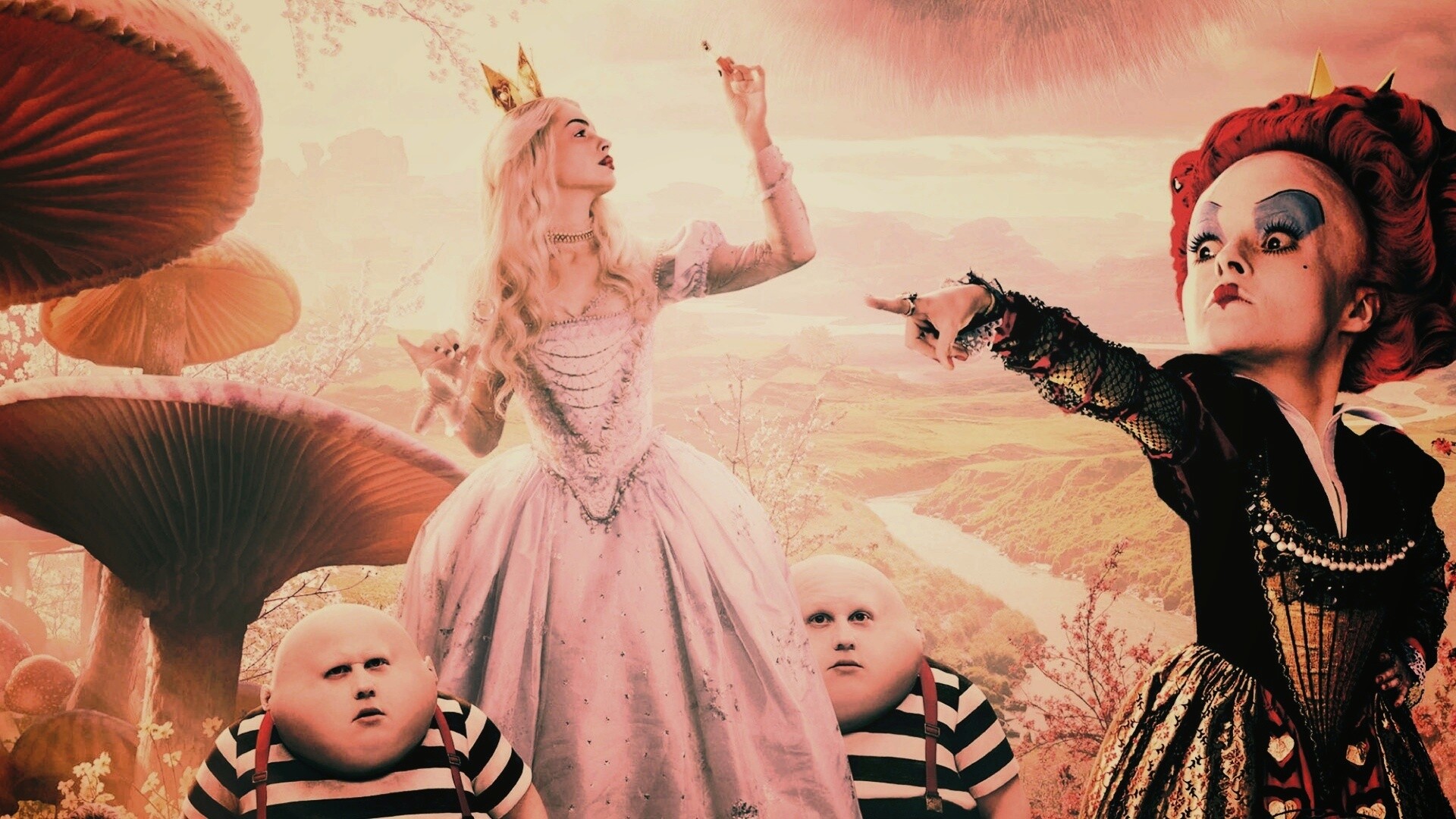 Персонажи из "Алиса в стране Чудес" обои