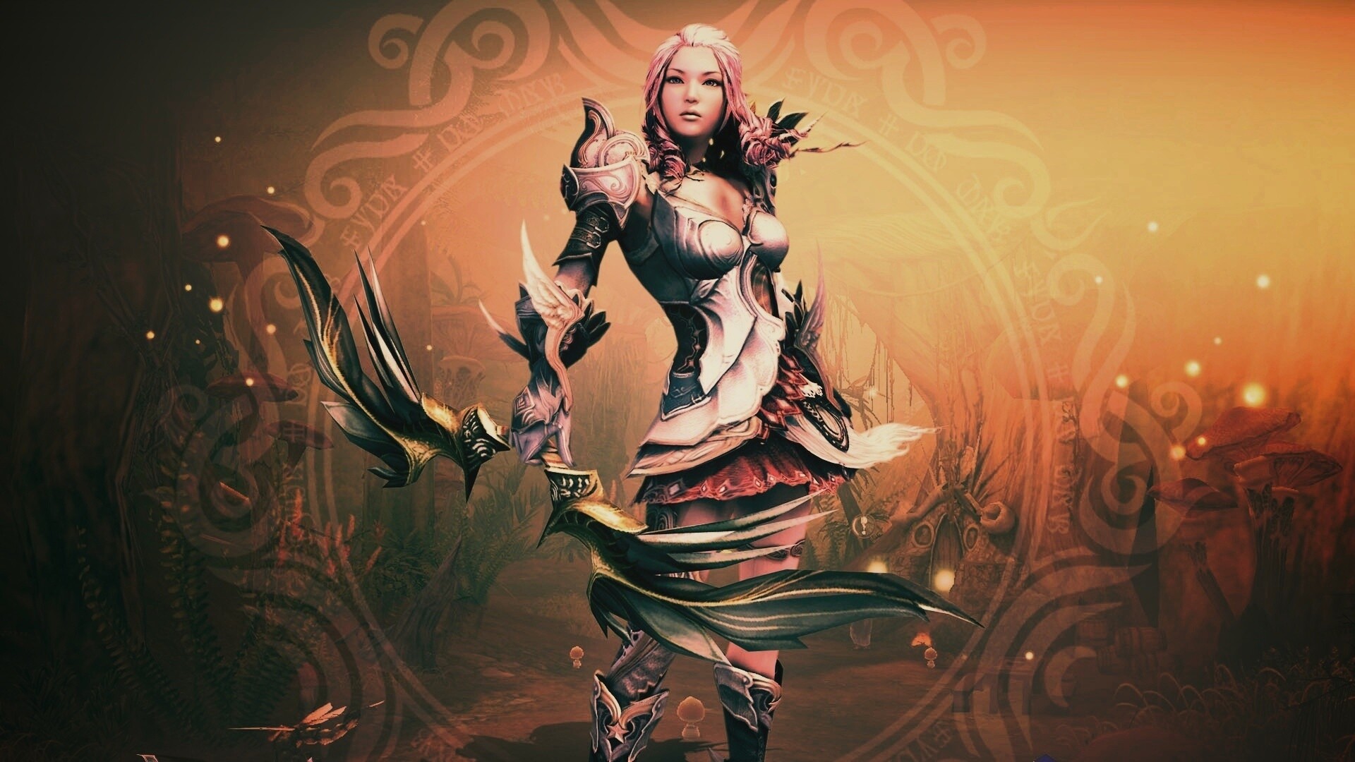 Лучница из Aion обои