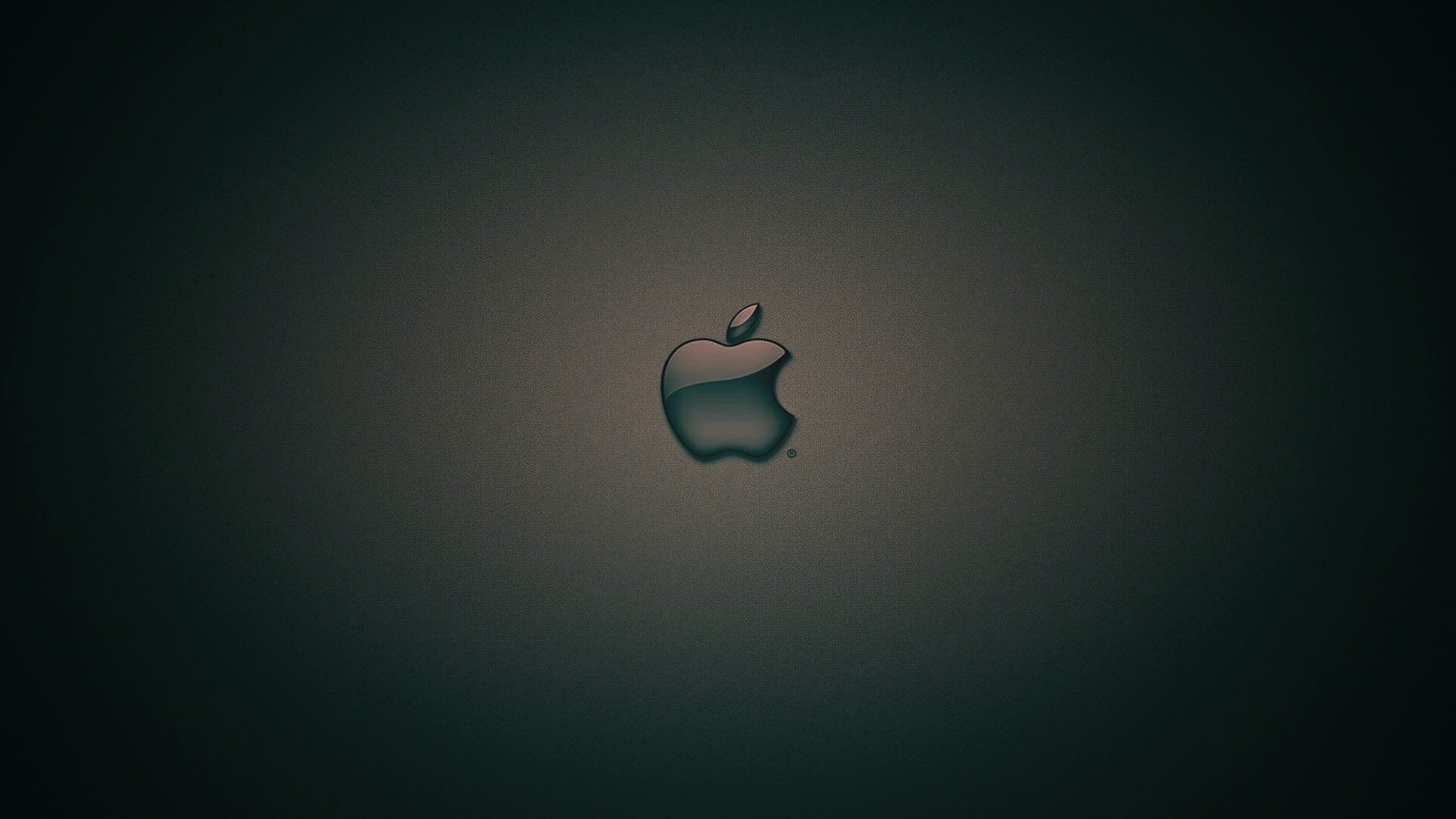 Логотип apple в стекле обои