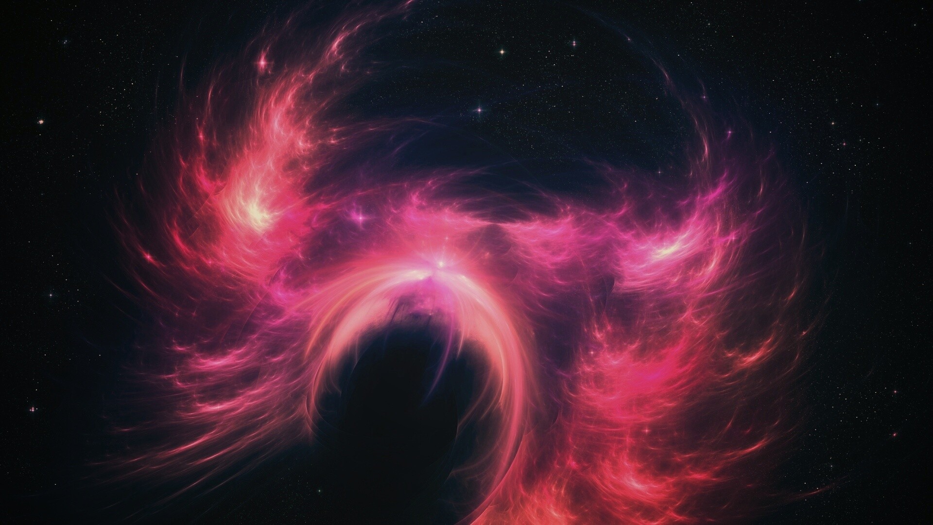 Сиреневая туманность обои