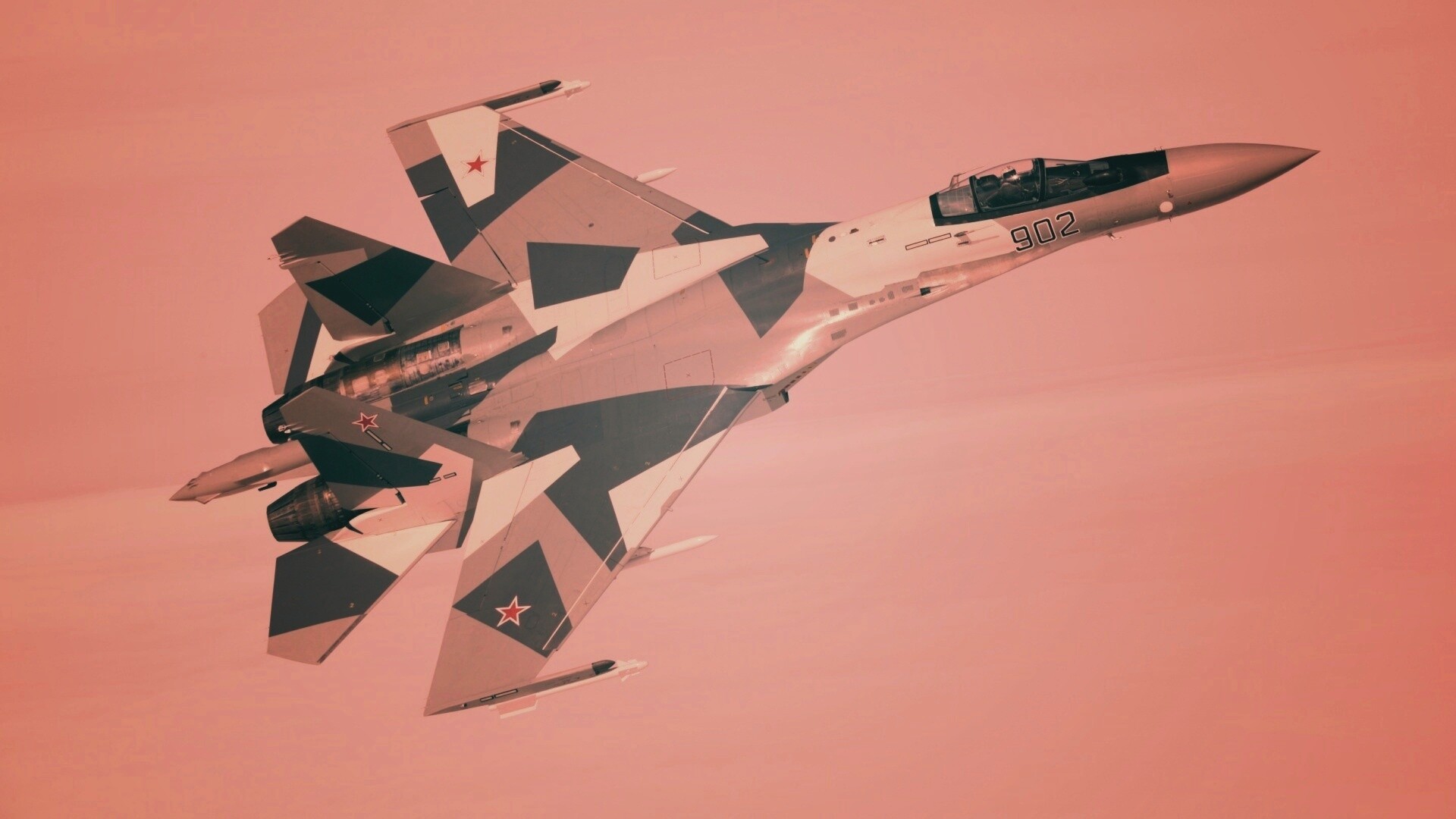 Полёт истребителя обои