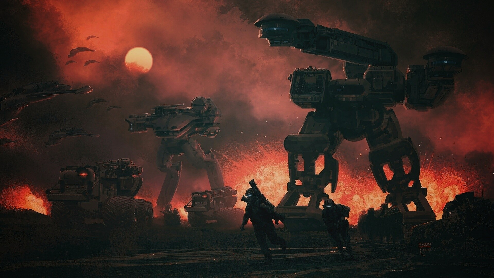 Война будущего обои