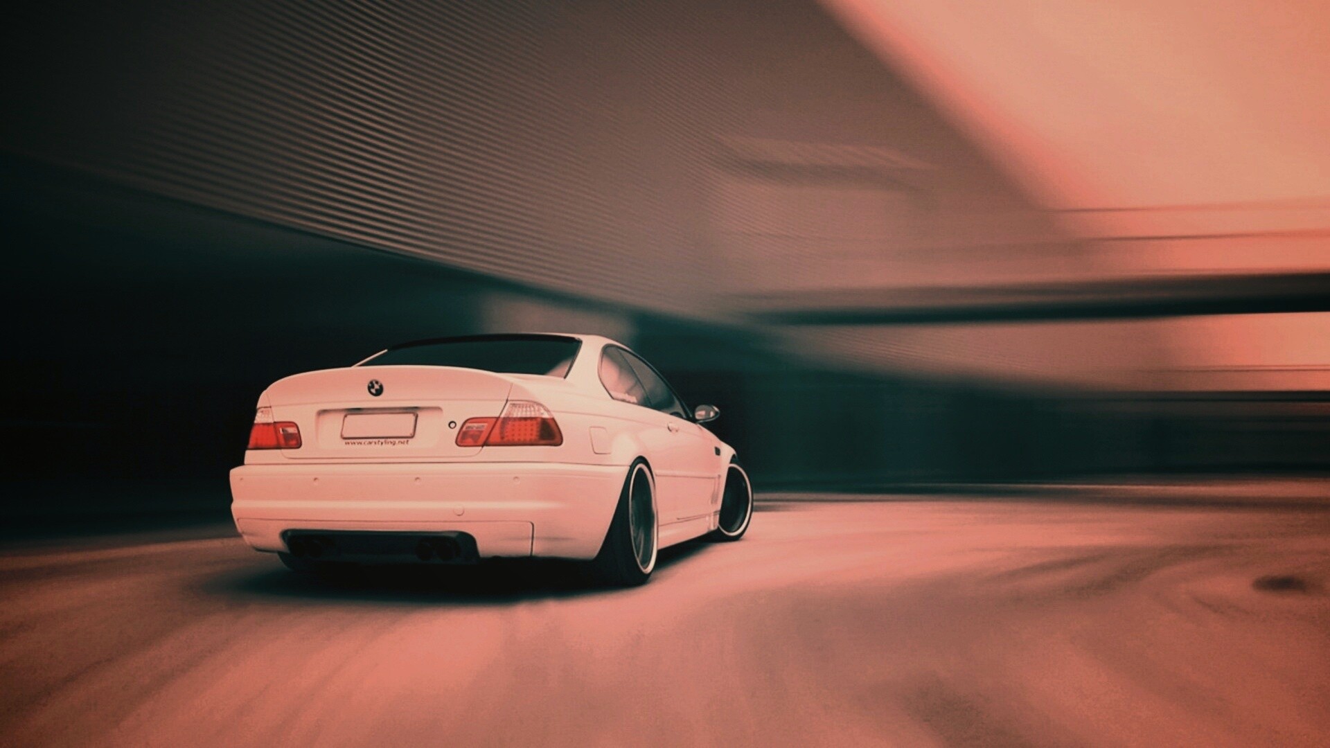 Белый БМВ обои