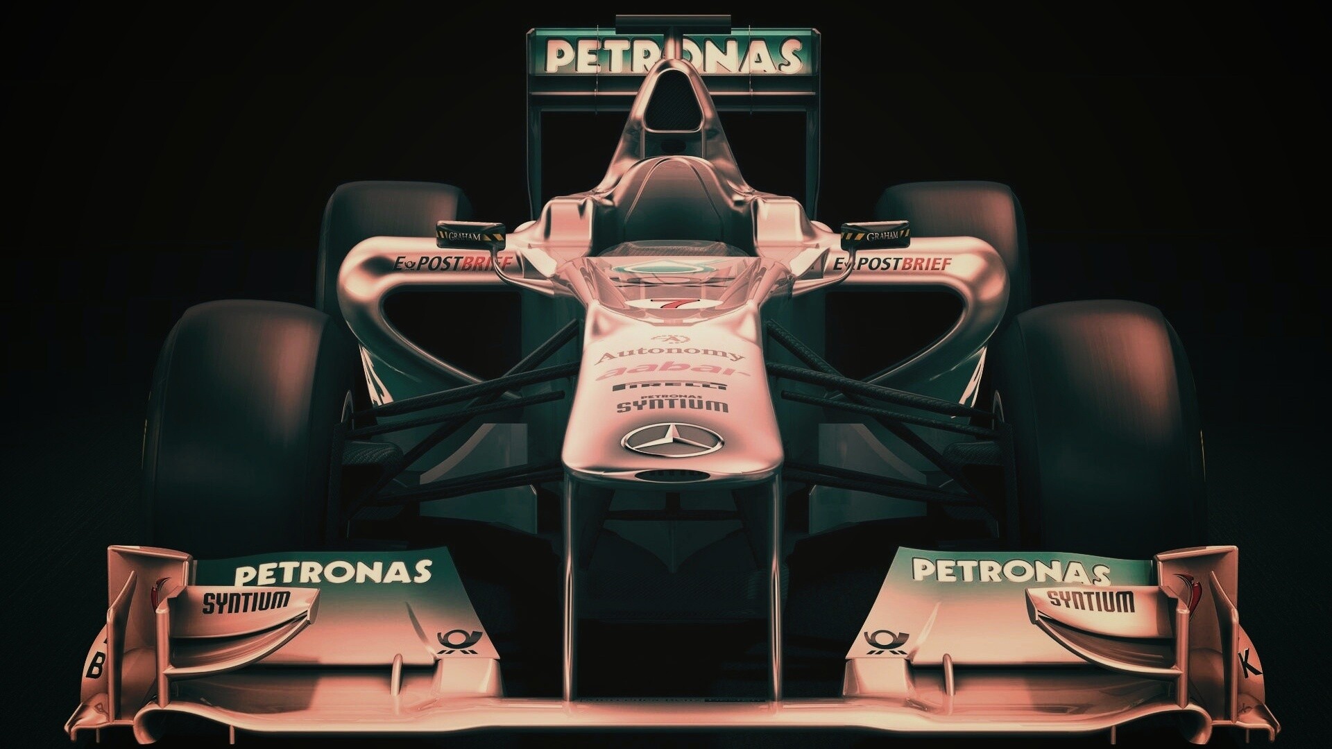 Болид Мерседес обои