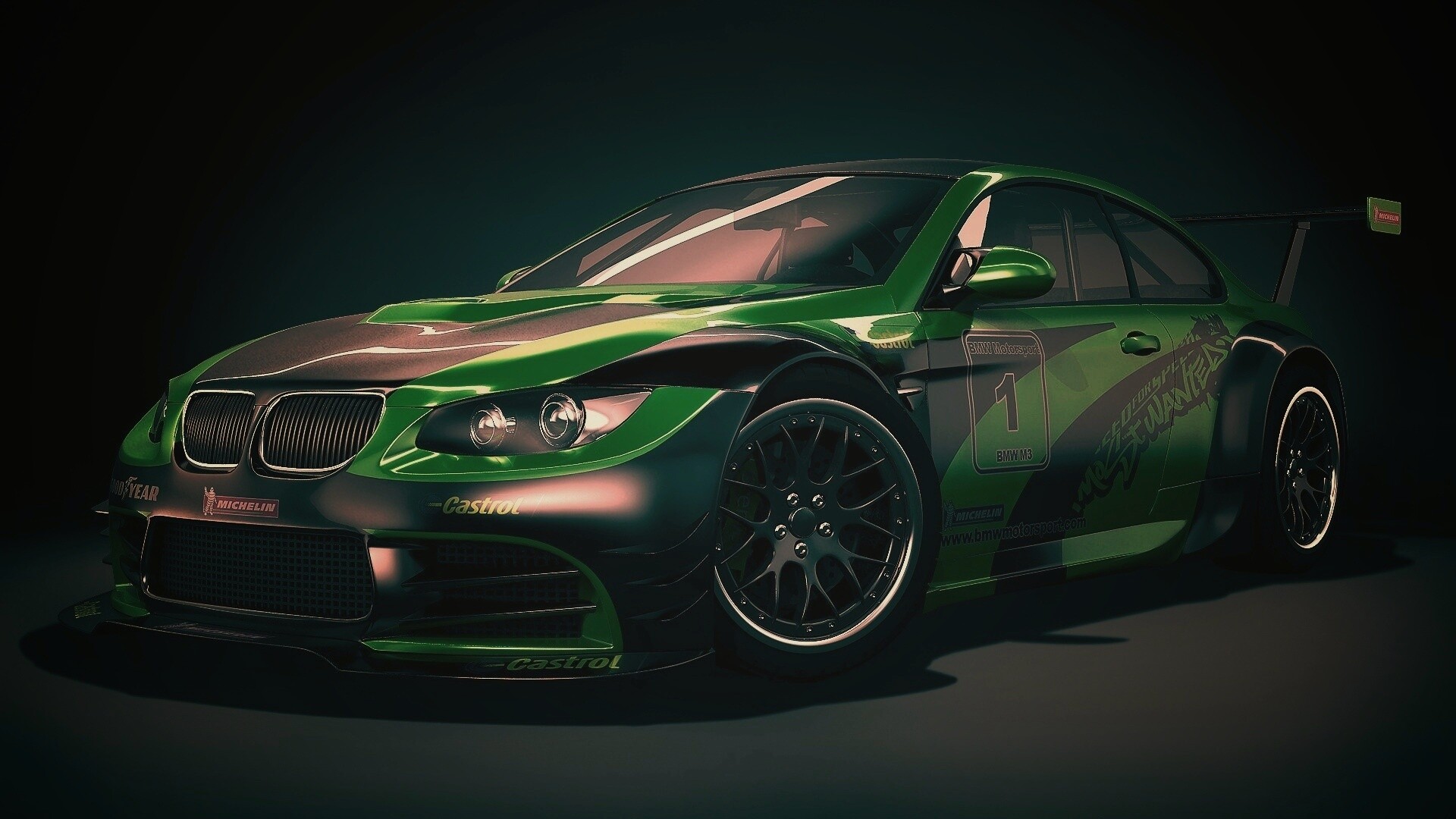 Гоночный BMW M3 обои