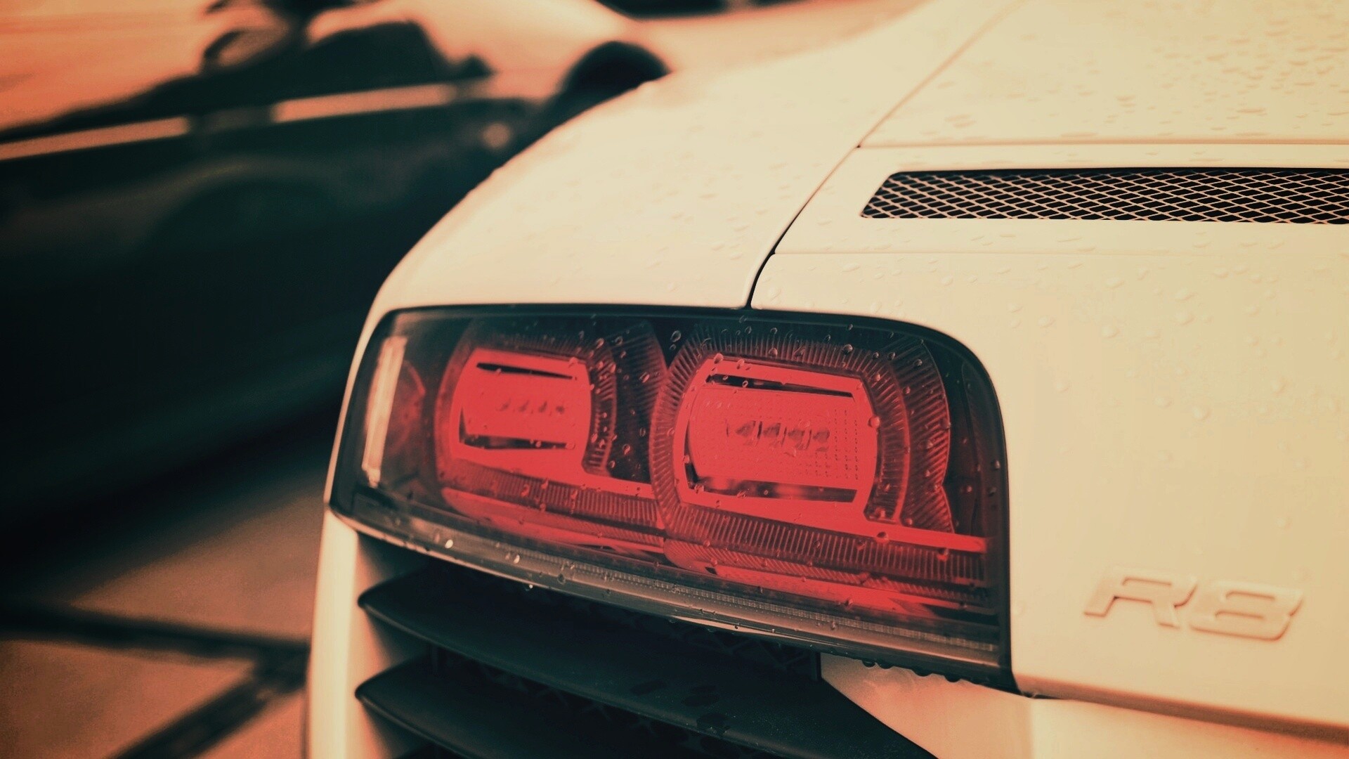 Задняя фара Audi R8 обои