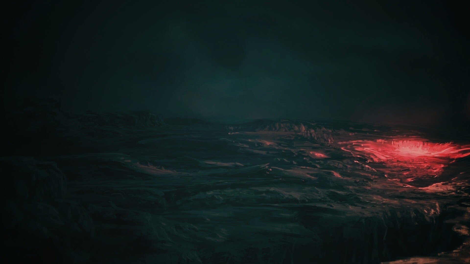 Безжизненная каменная долина обои