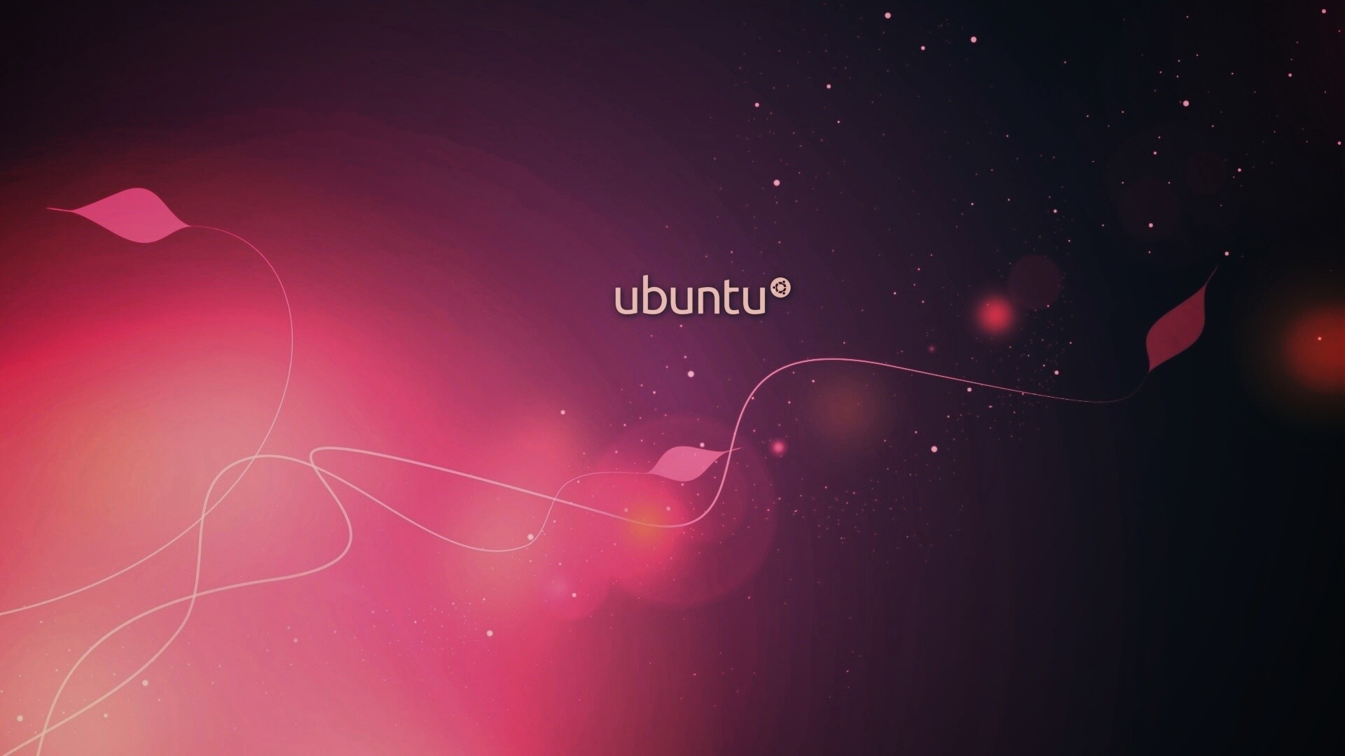 Сиреневые обои Ubuntu обои