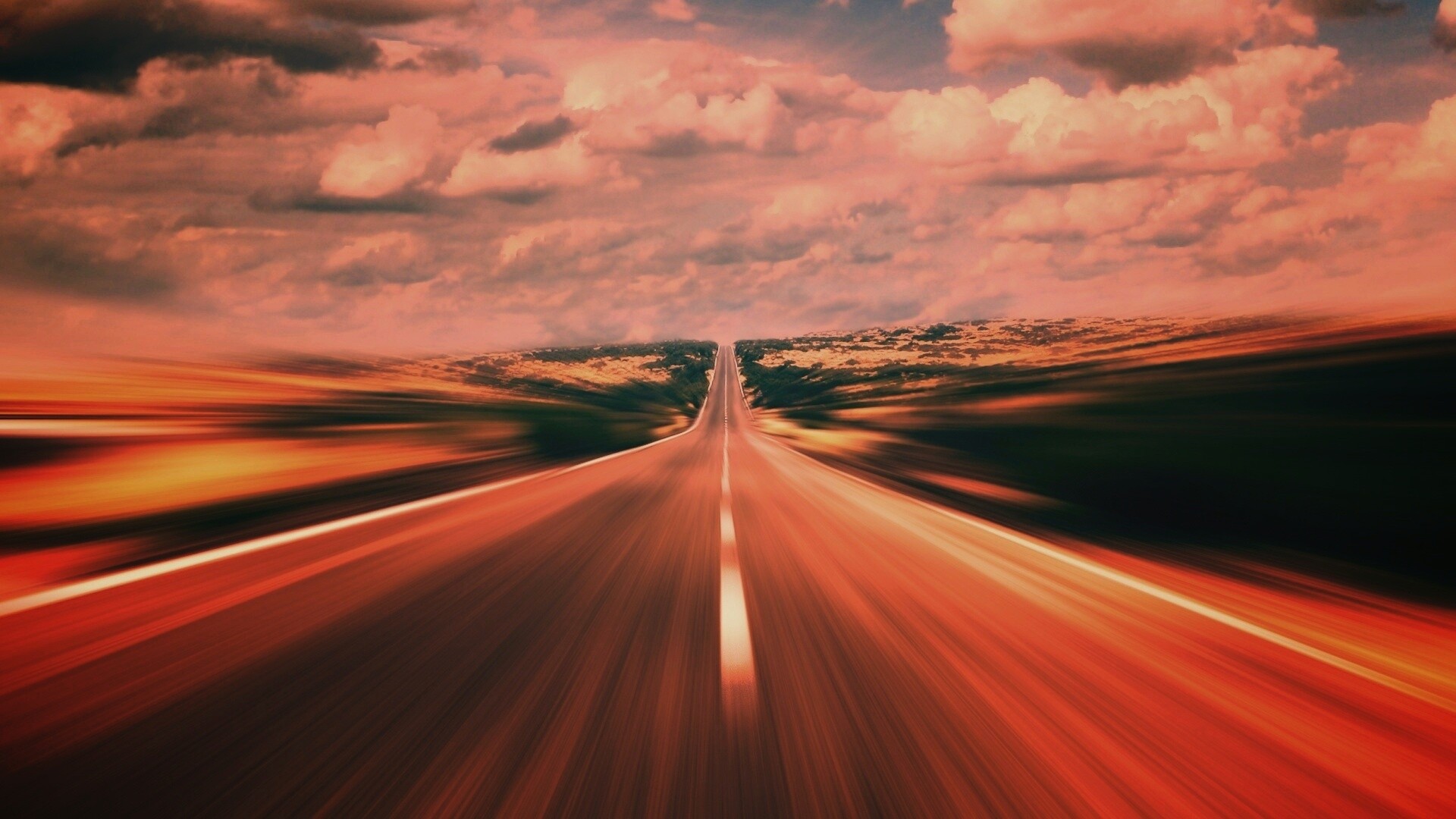 Скоростная трасса обои