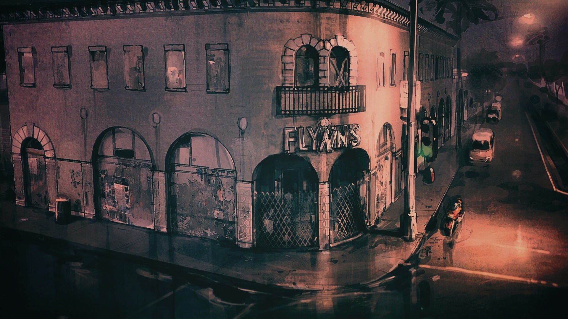 Зал игровых автоматов Флина обои