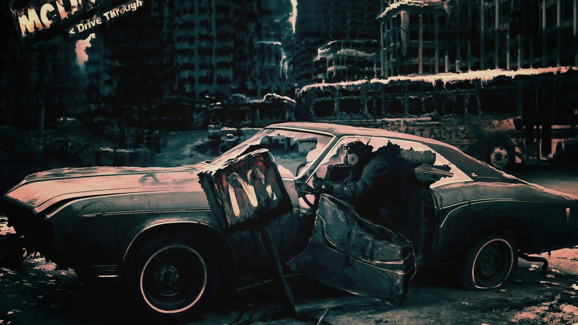 Картина запустения обои