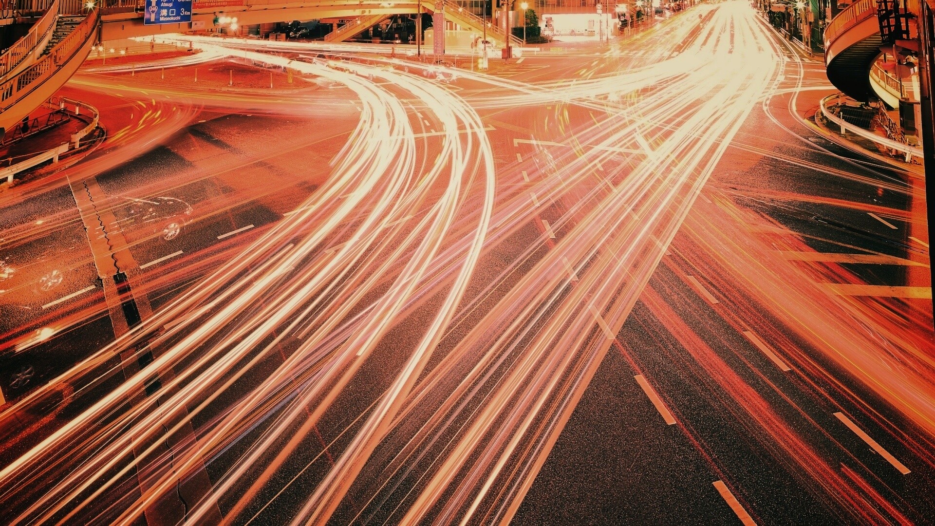 Ночная жизнь Токио обои