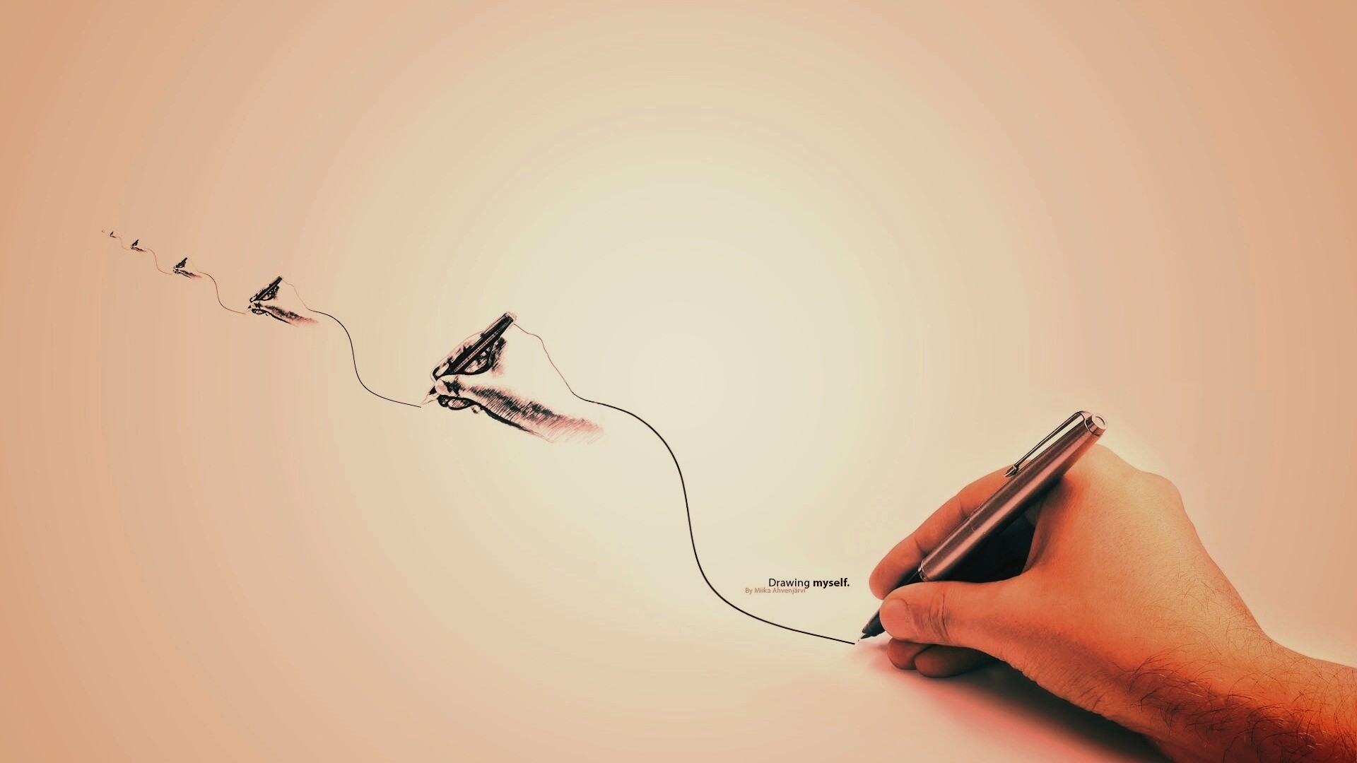 Рисунок - рекурсия обои