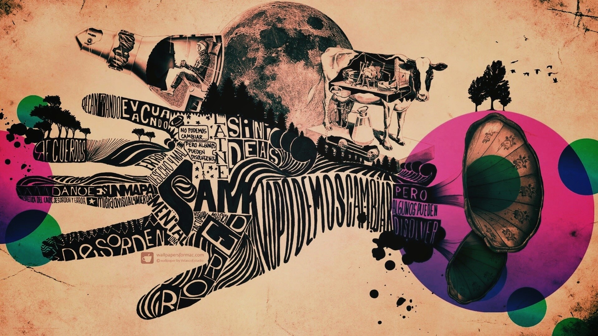 Абстрактные обои для Apple обои