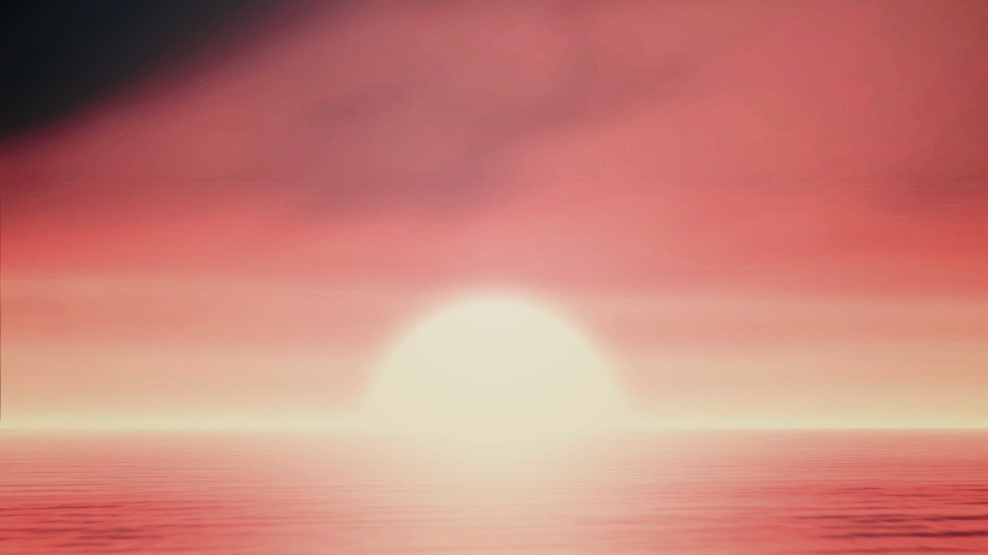 Нереальный закат обои