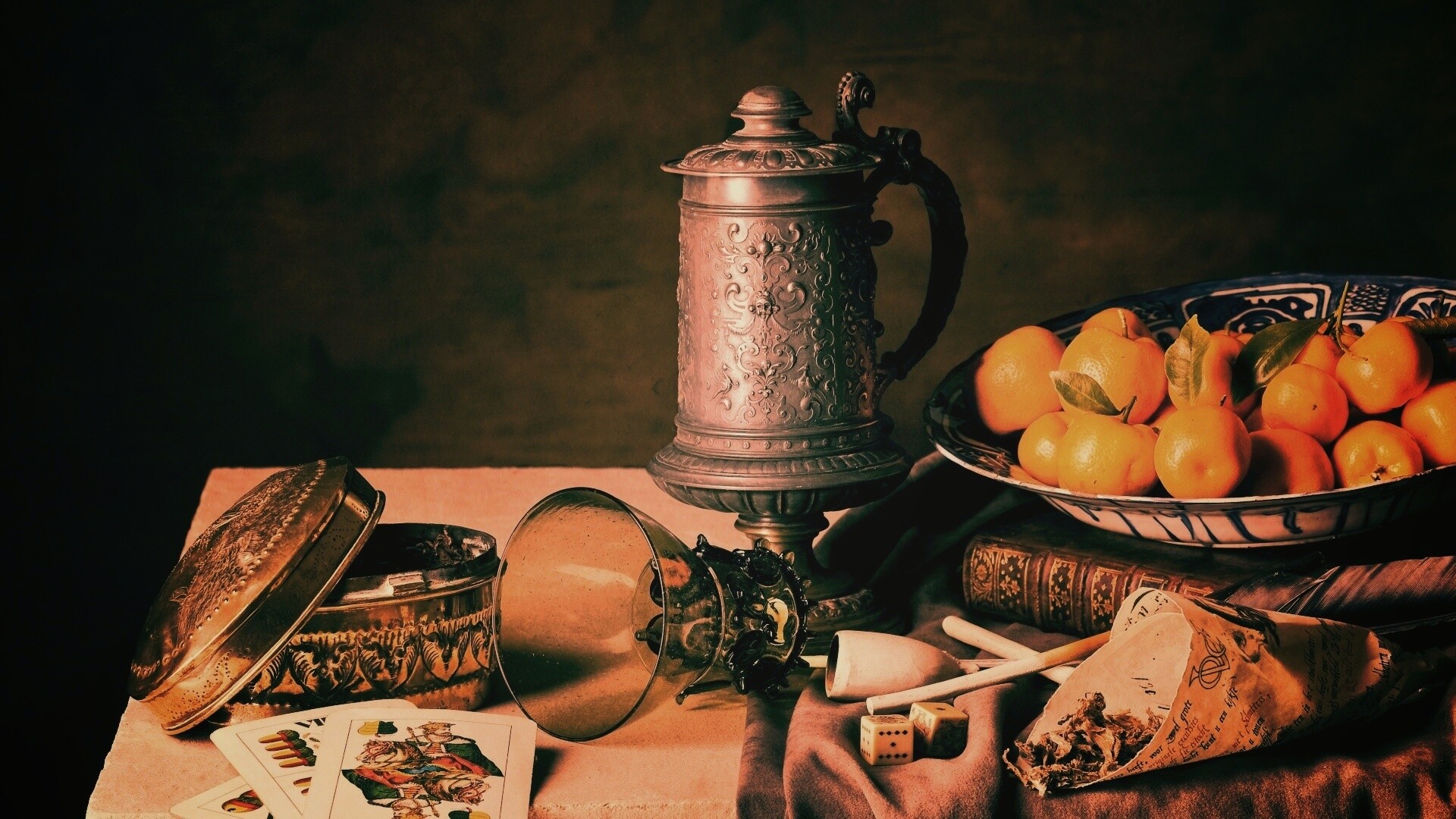 Подготовка к натюрморту обои