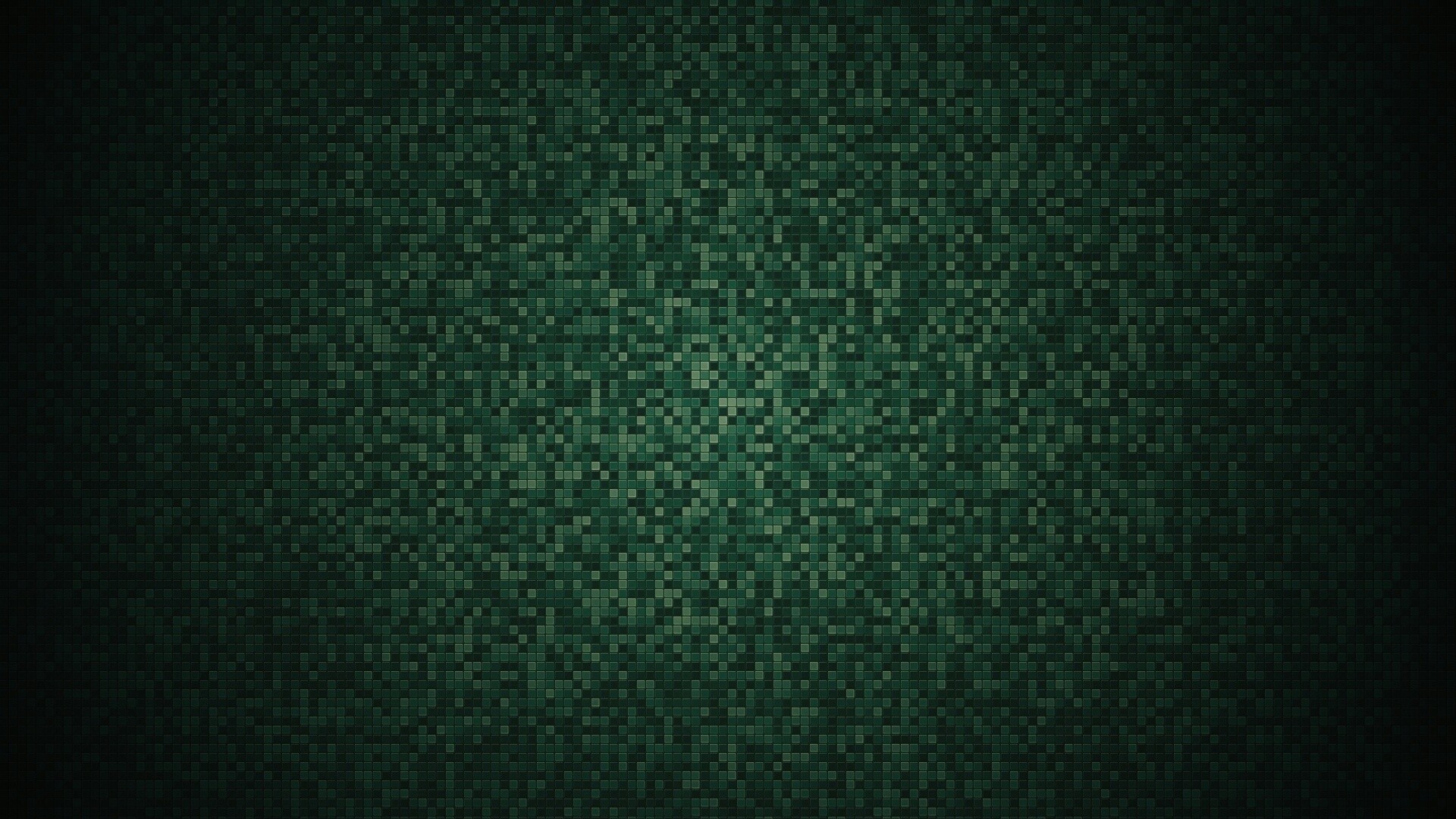Зелёный пиксель арт обои