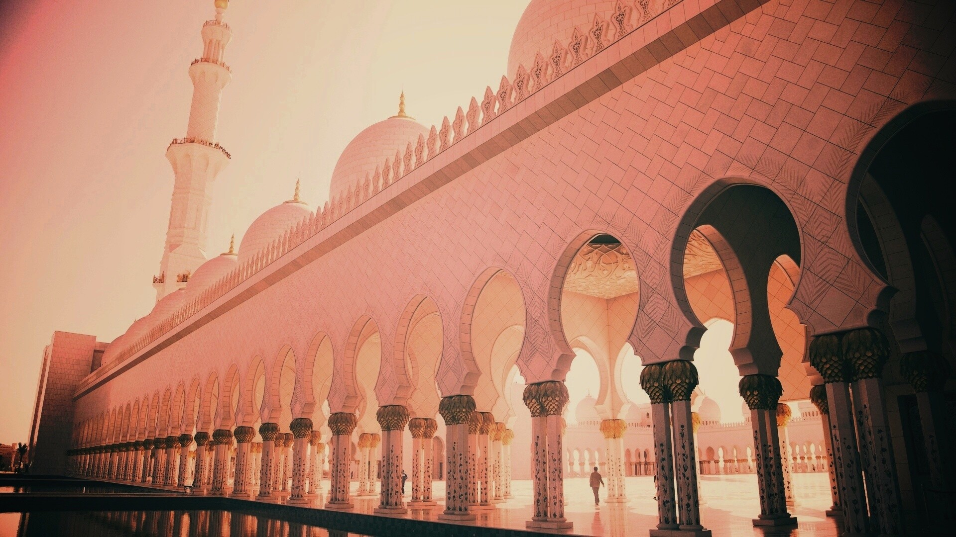 Мечеть шейха в Абу-Даби обои