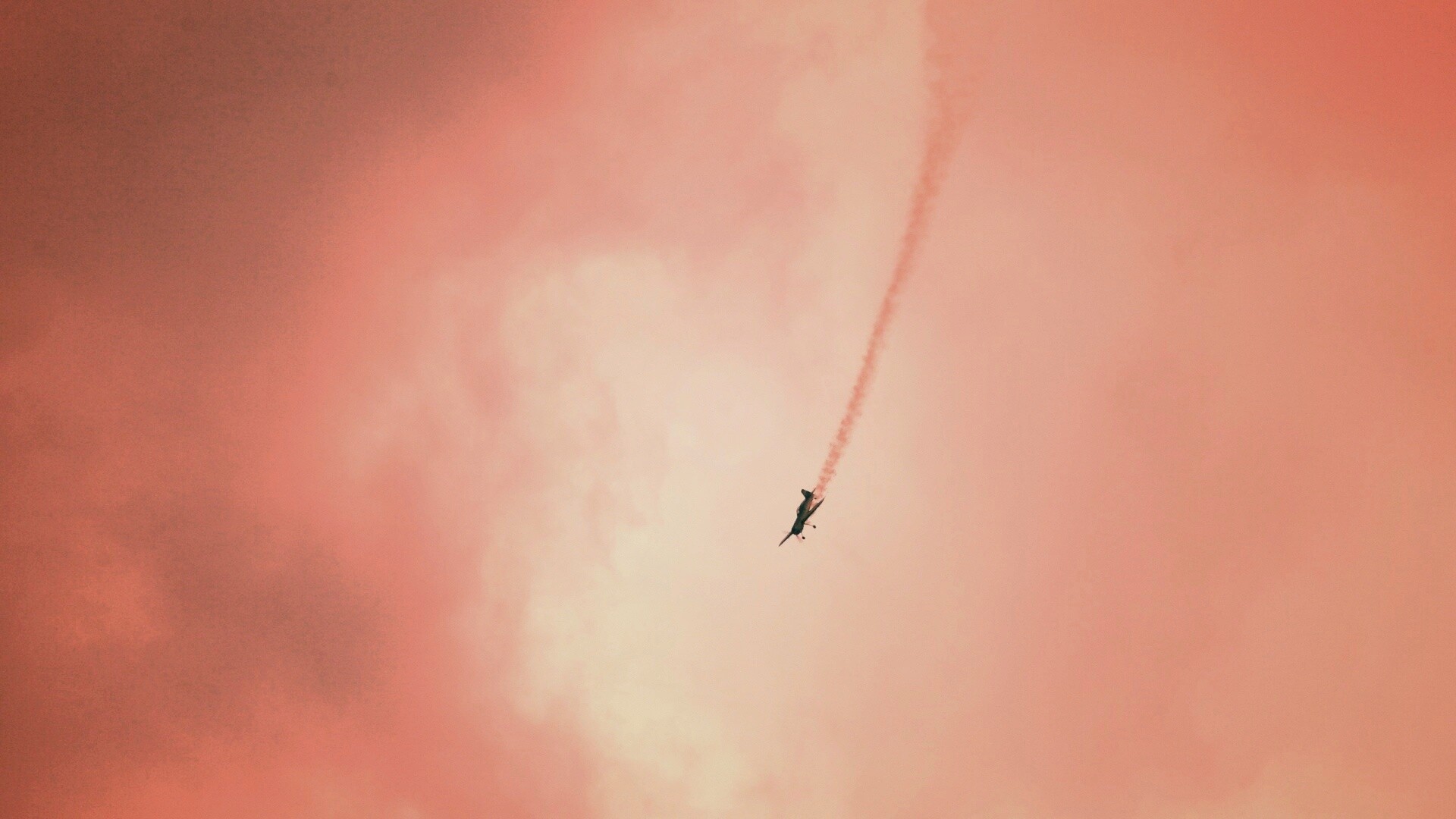 Падающий самолёт обои