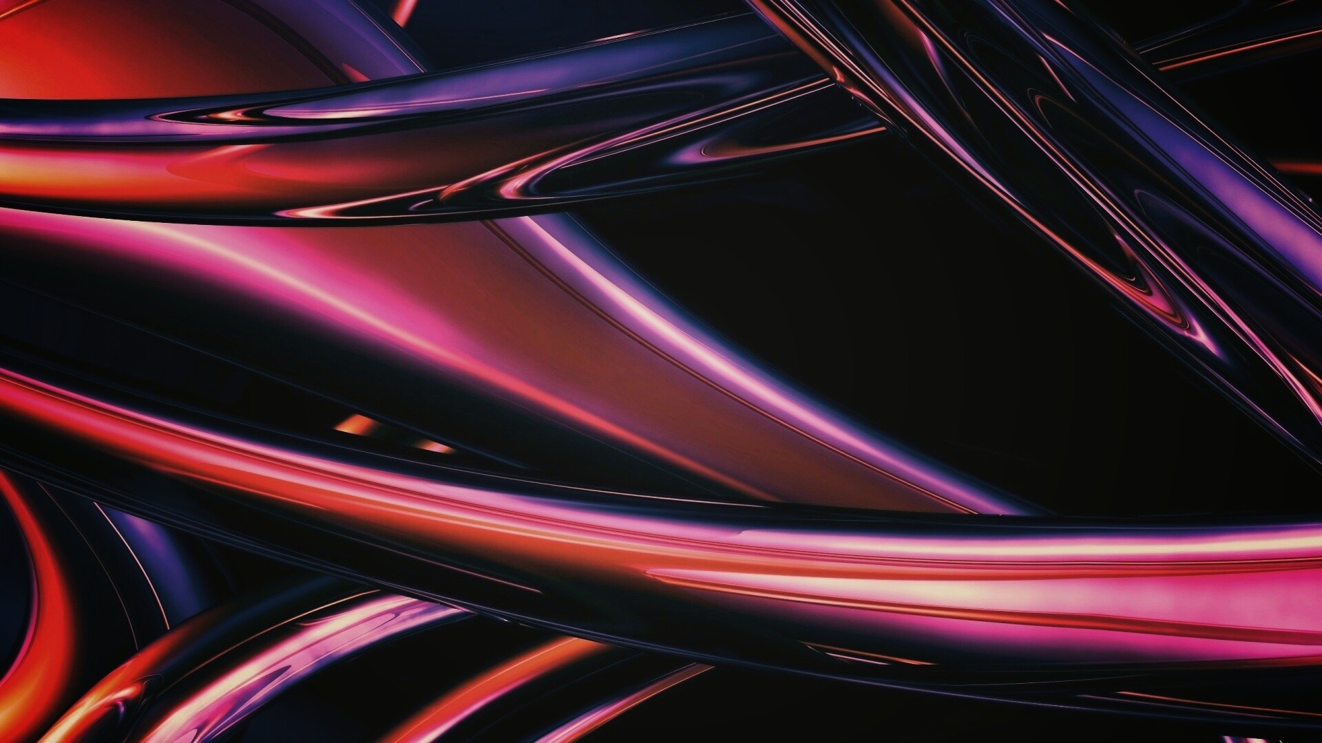 Металлические потоки обои