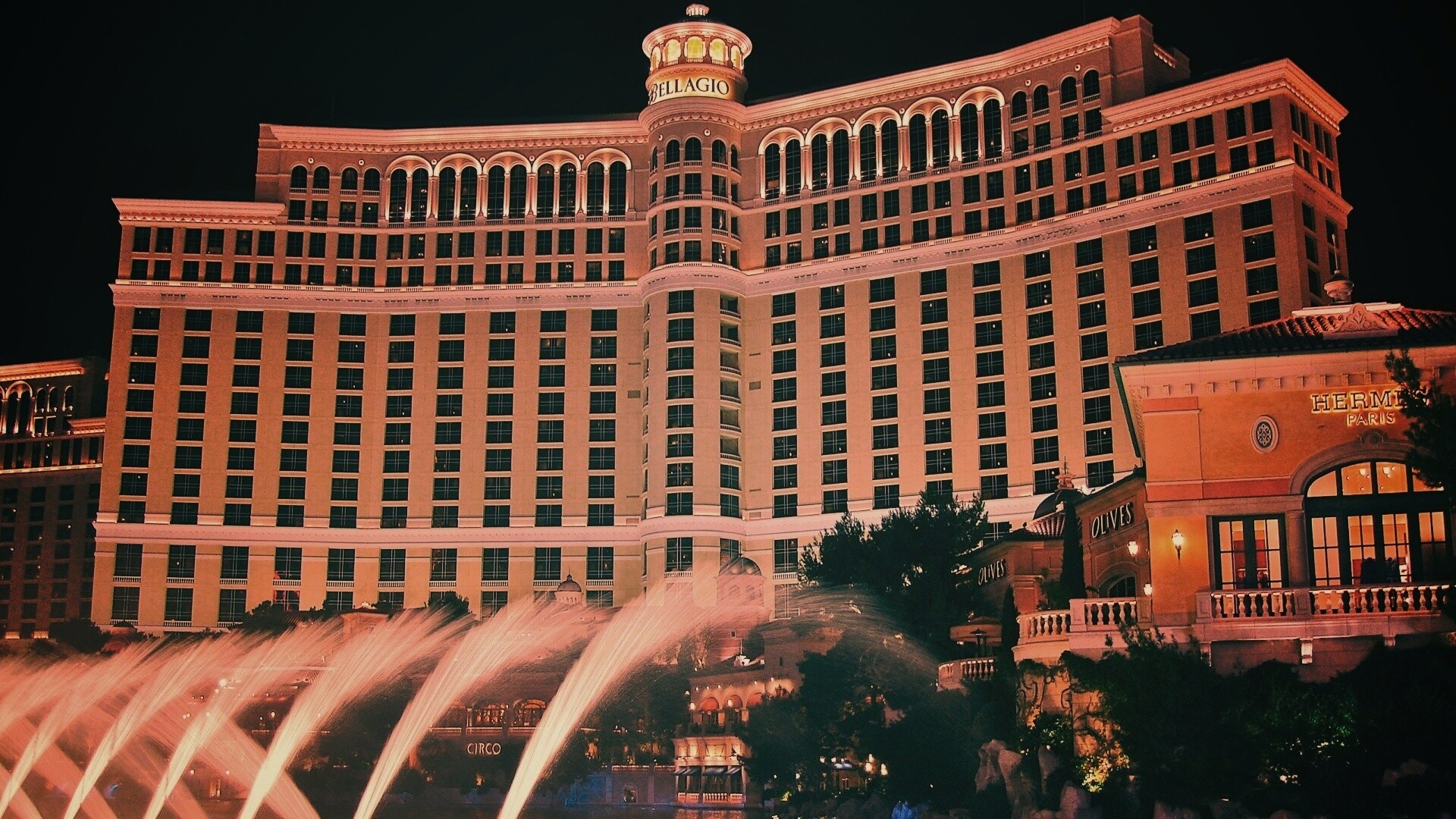 Казино Bellagio в Лас-Вегасе обои