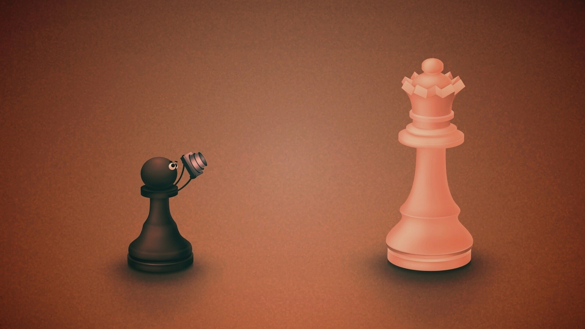 Пешка фотографирует короля обои