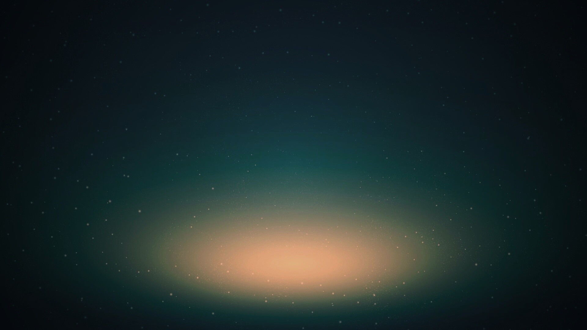 Свечение в ночном небе обои