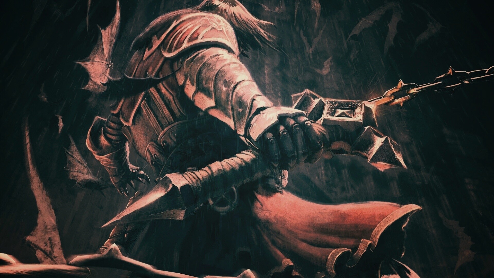 Воин с булавой обои