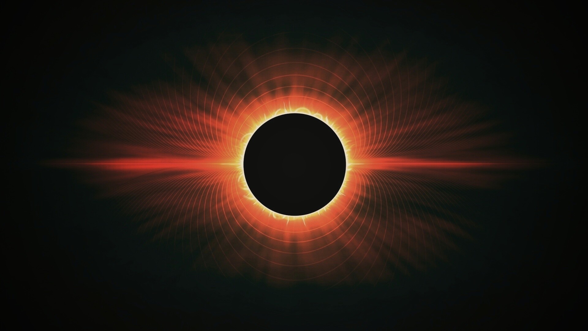 Солнецное затмение обои