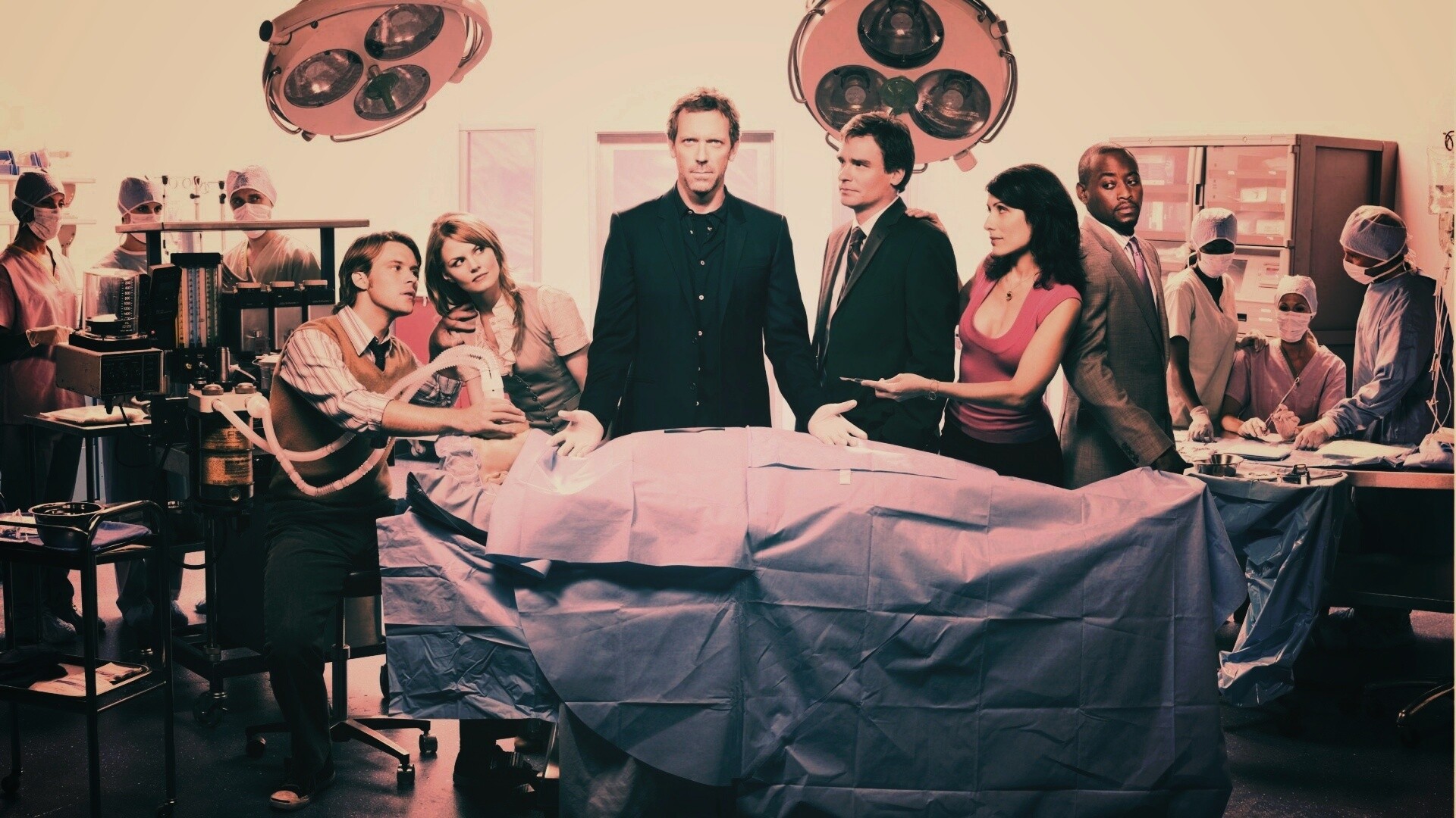 Герои сериала "Доктор Хаус" обои