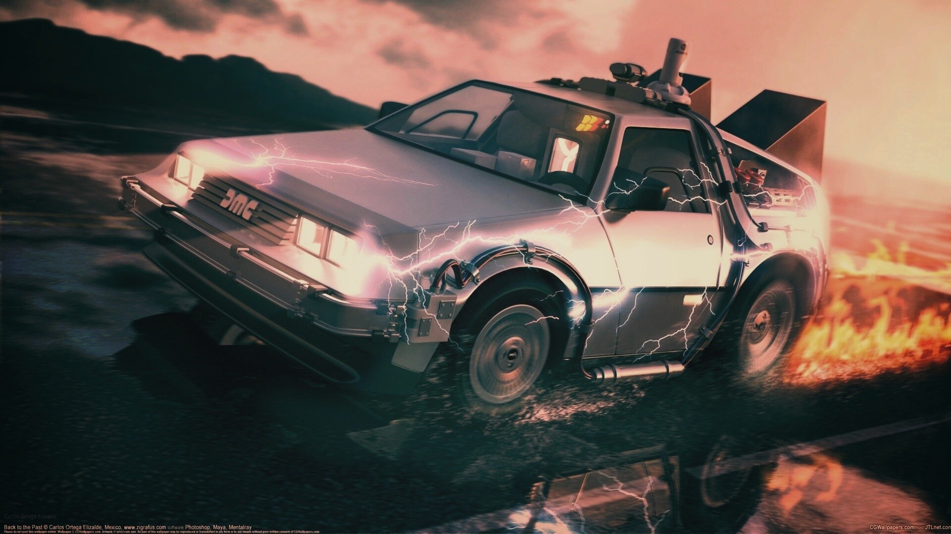 Машина времени обои