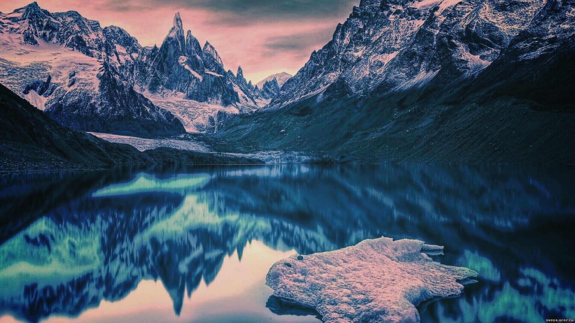 Горное озеро обои