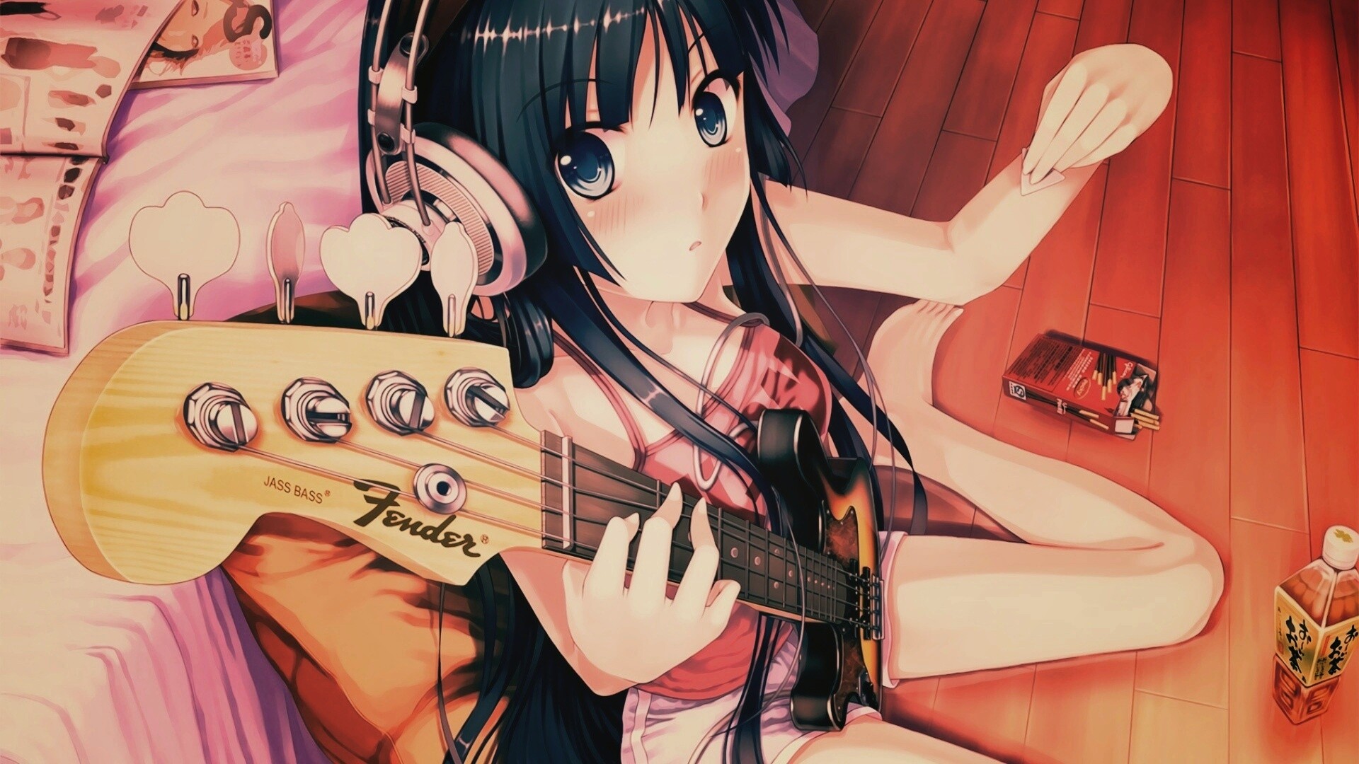 Лоли с гитарой обои