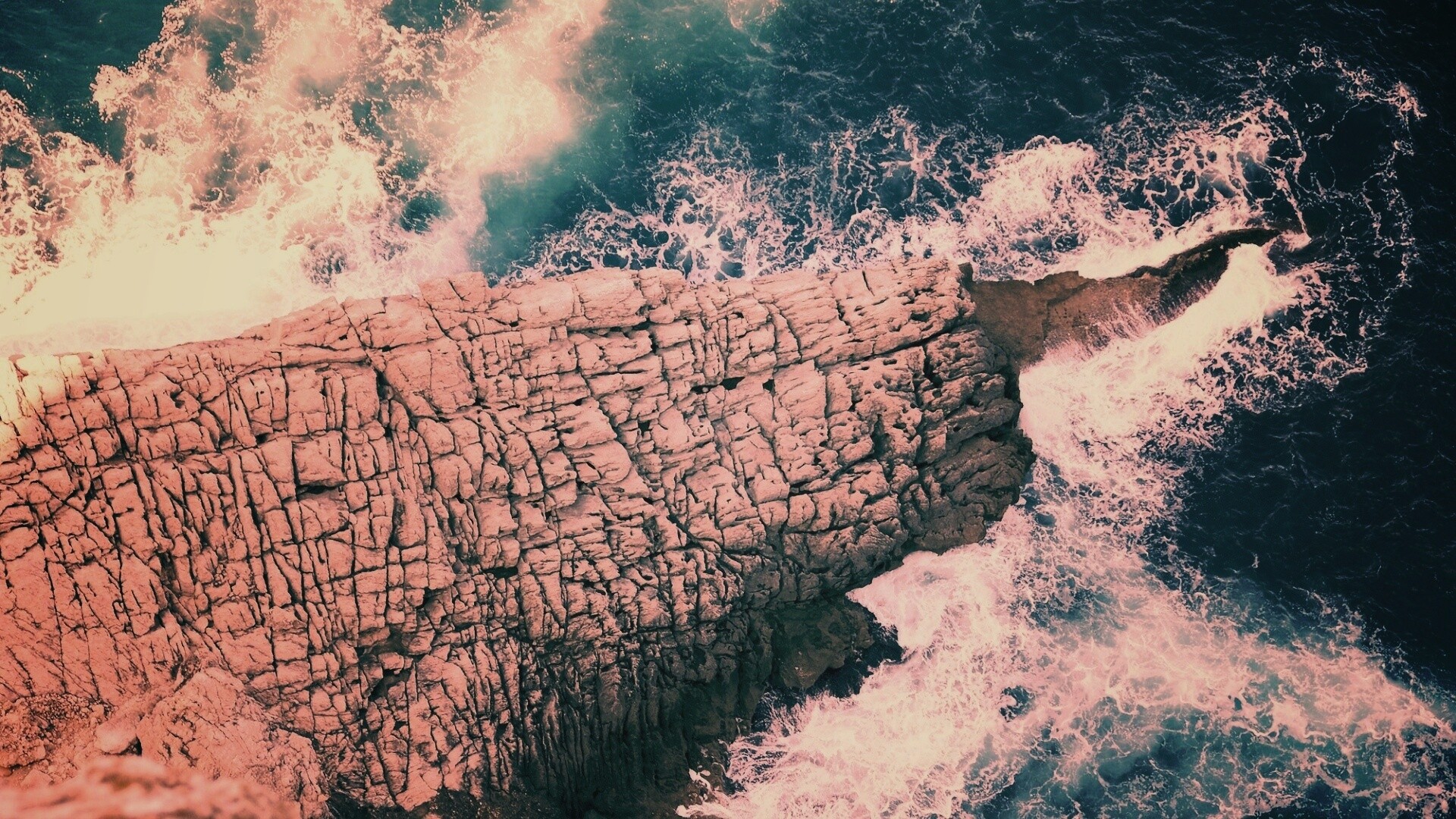 Водораздел в море обои