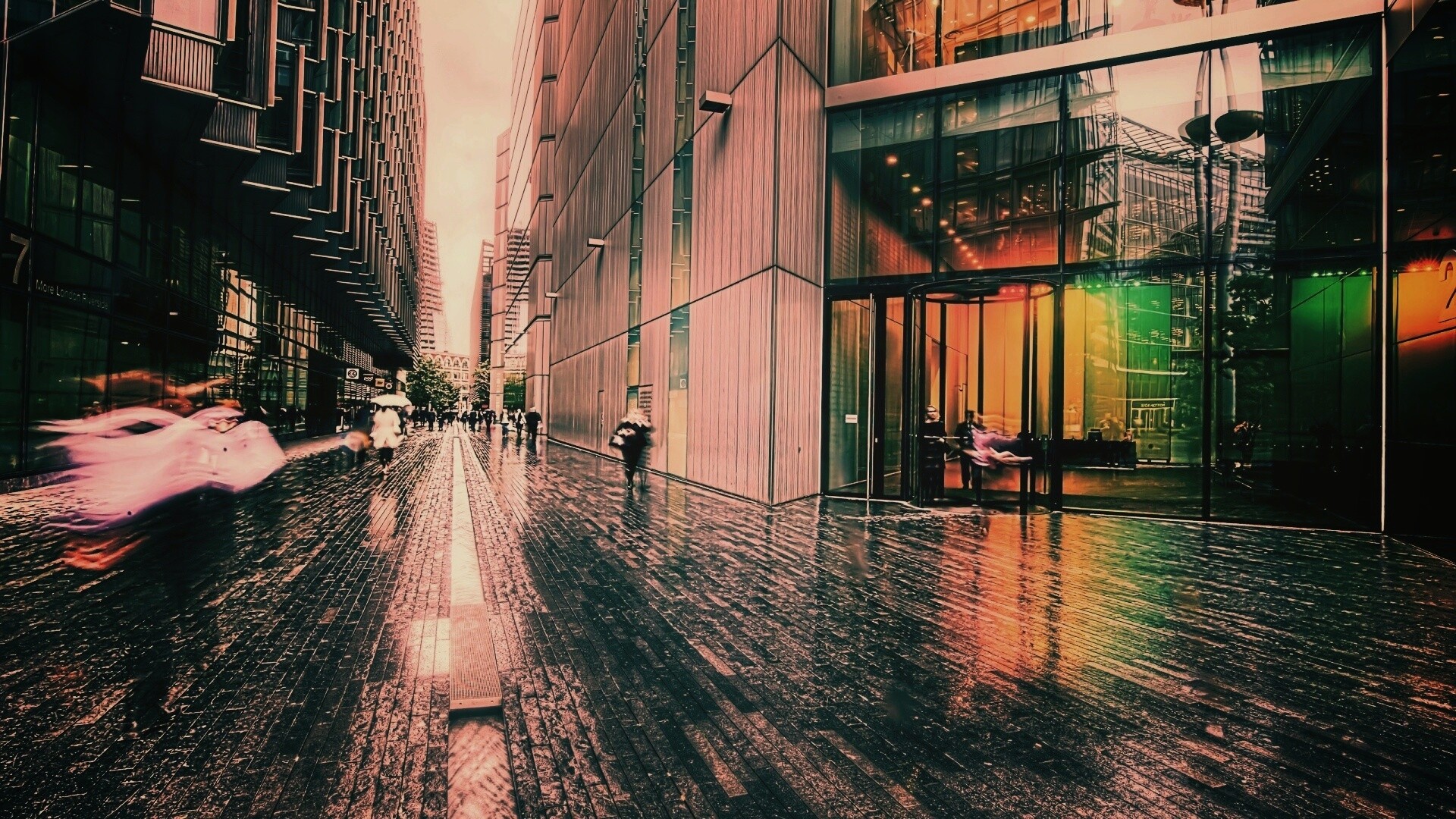 Улица в Англии обои