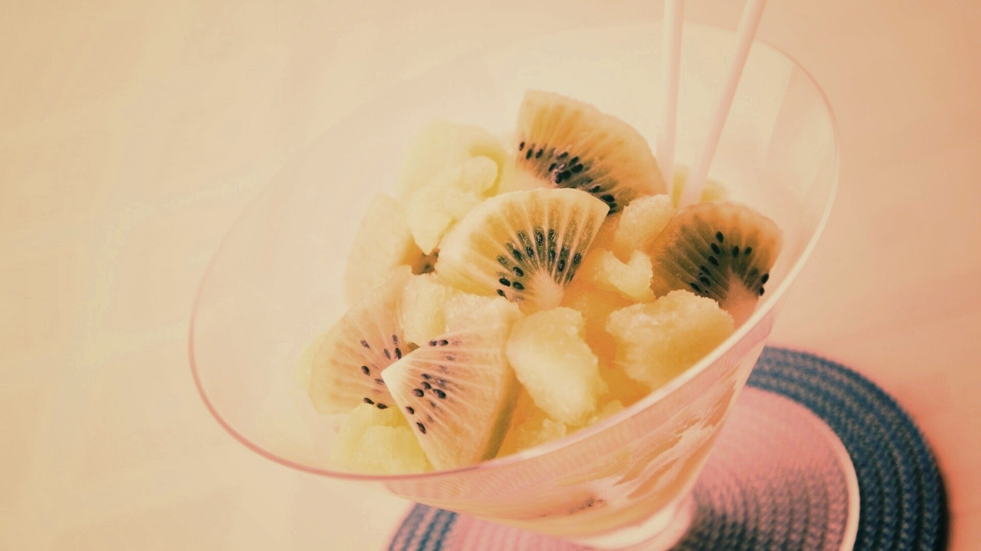 Мороженое с киви обои