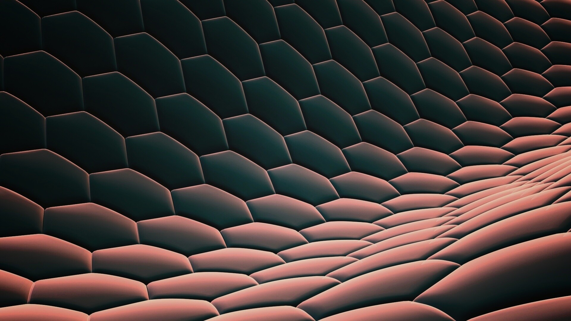 Абстрактные шестигранники обои