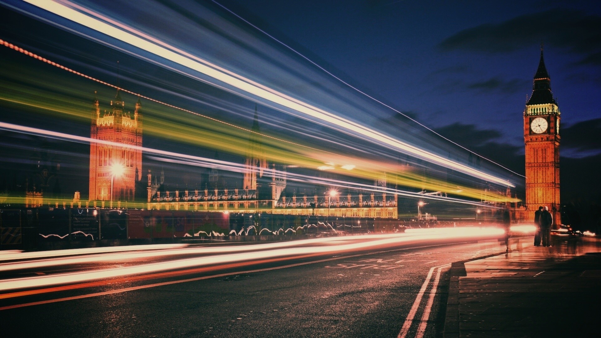 Лондон в движении обои
