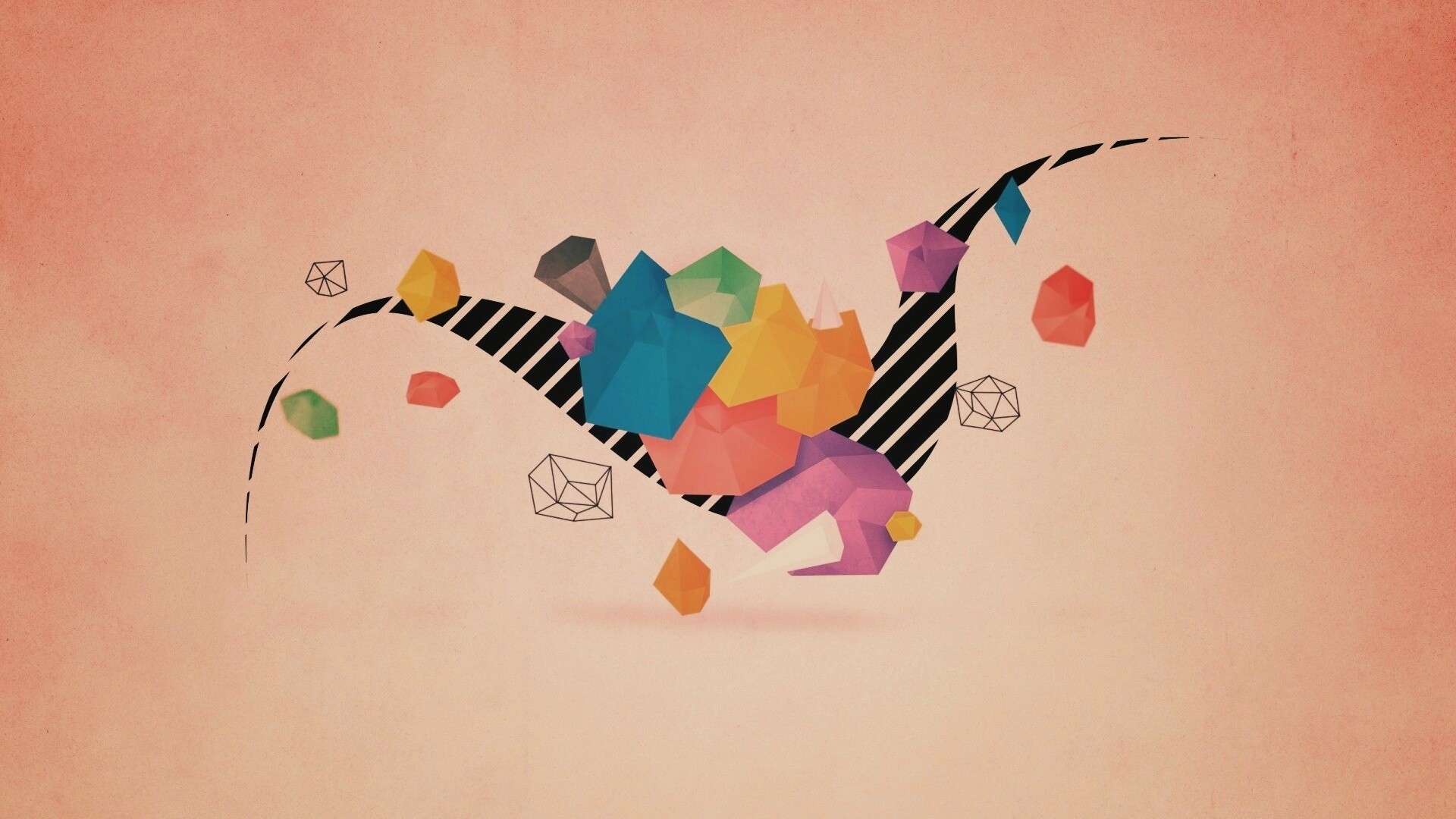 Полет абстрактной фантазии обои