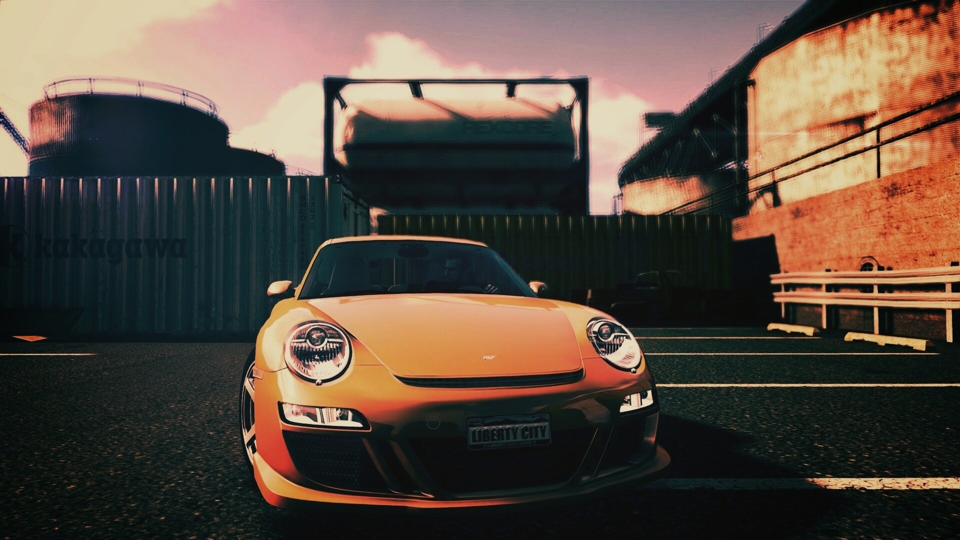 Порше из GTA4 обои