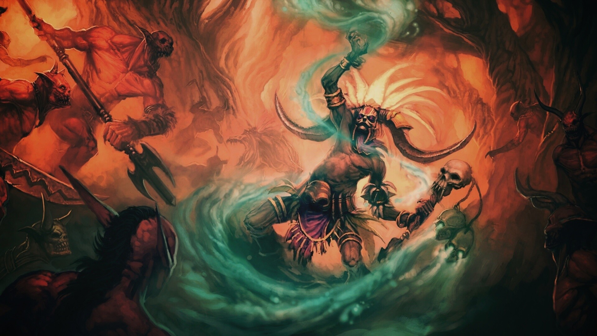 Шаман из Diablo 3 обои