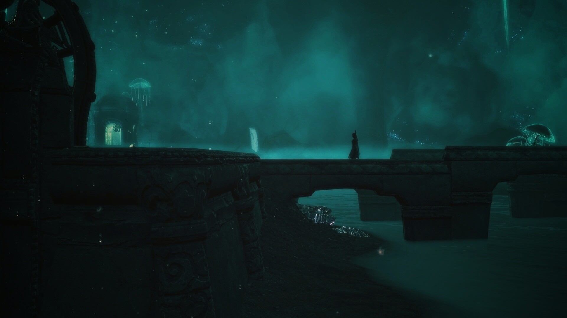 Светящийся путь обои