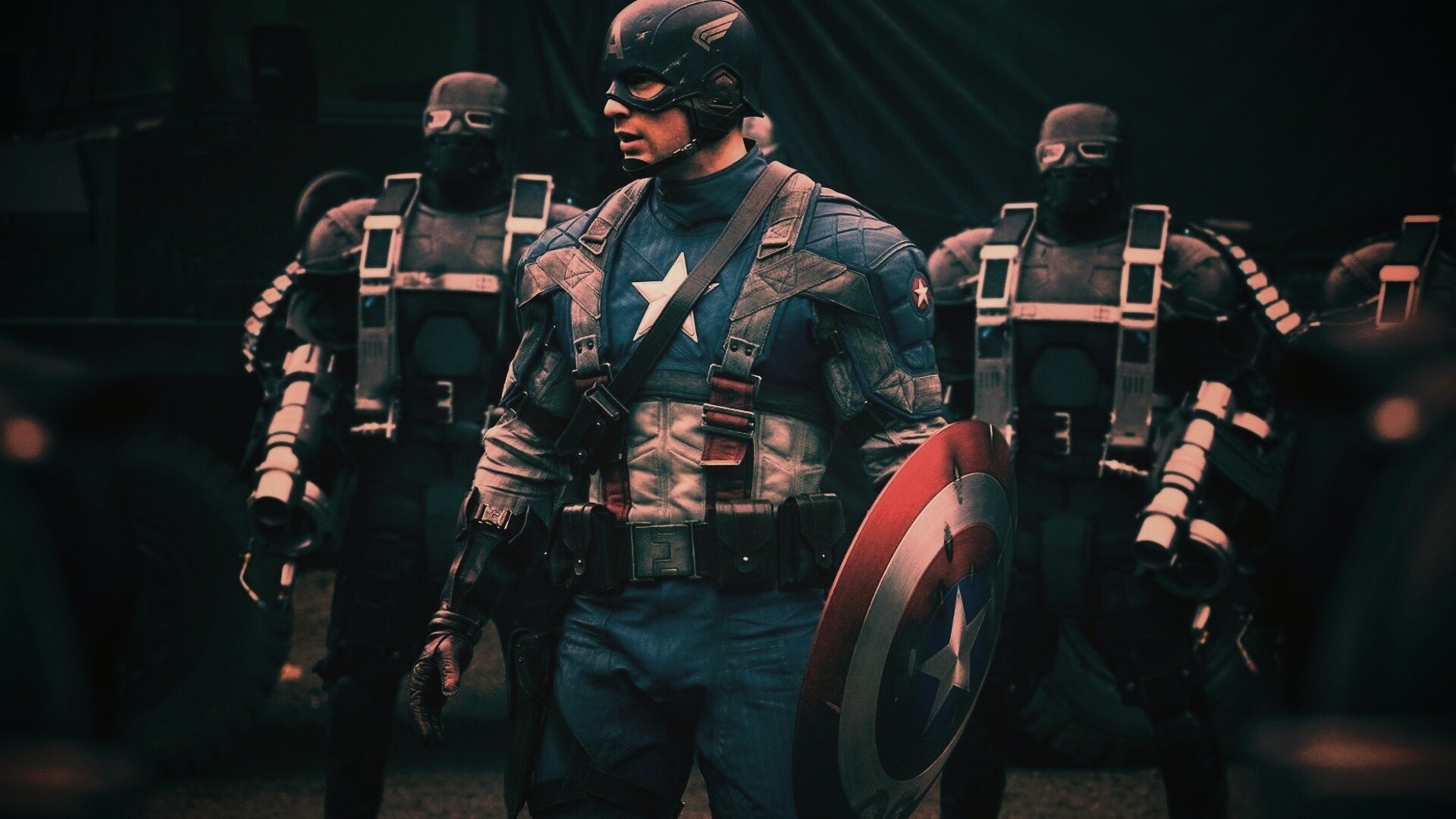 Капитан Америка обои