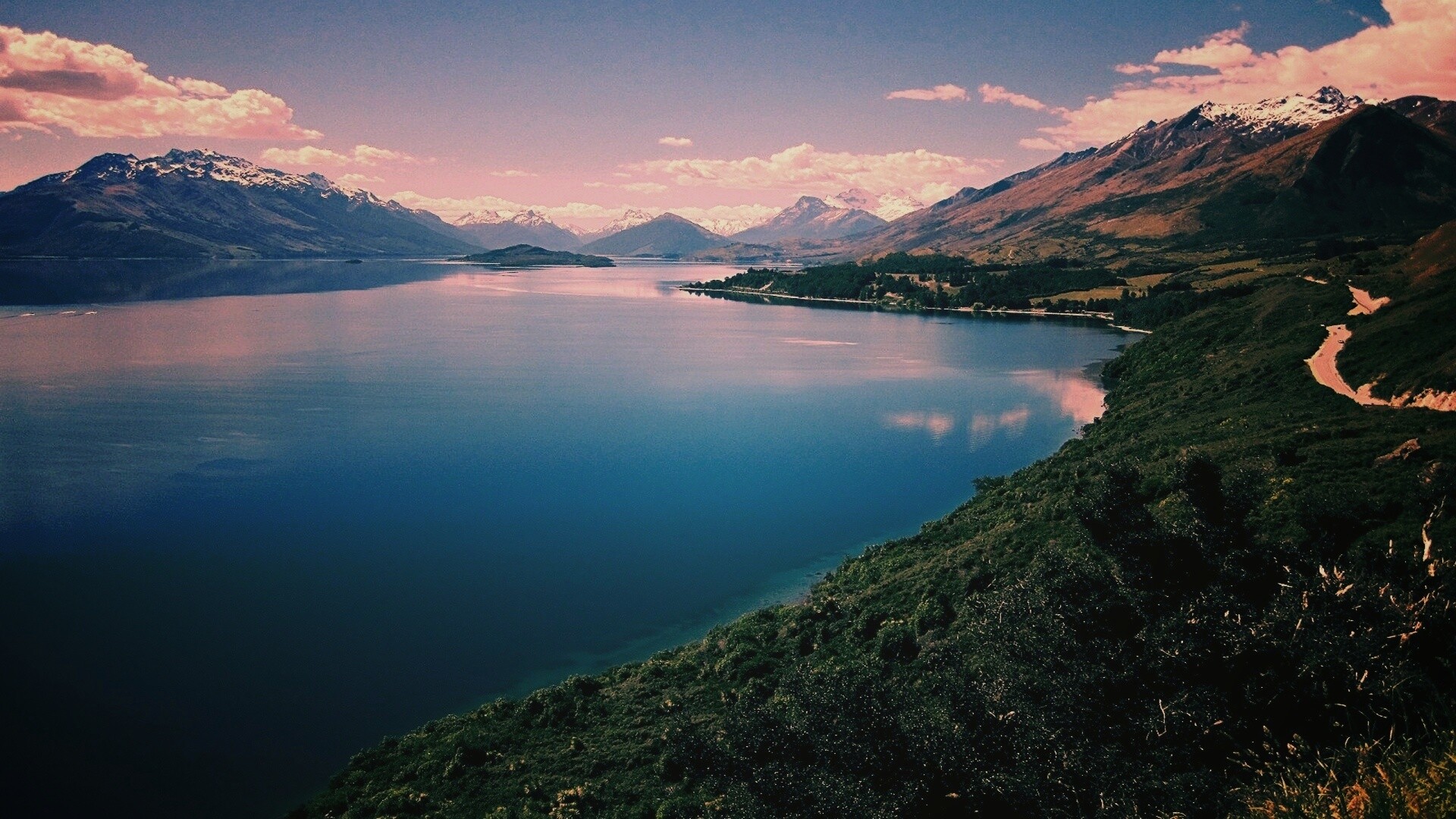 Горное озеро обои