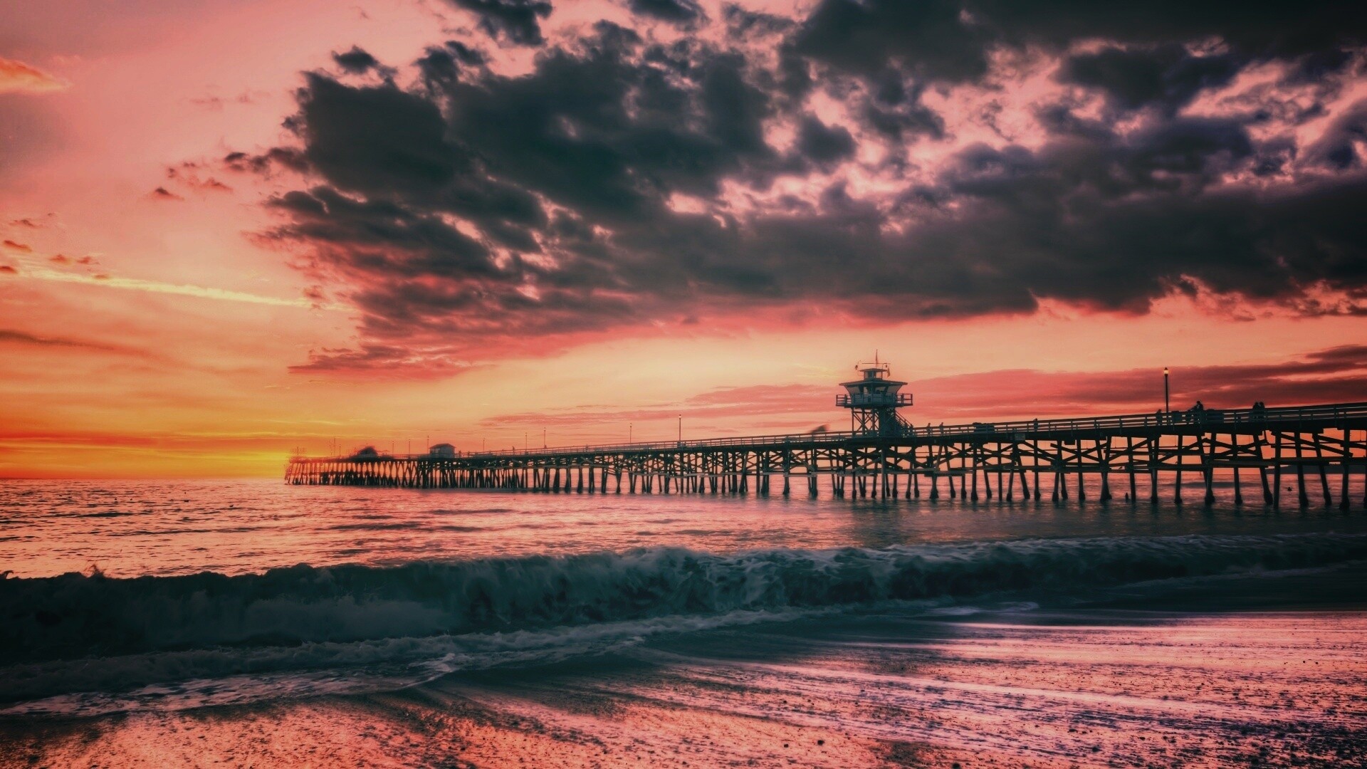 Морской прилив обои