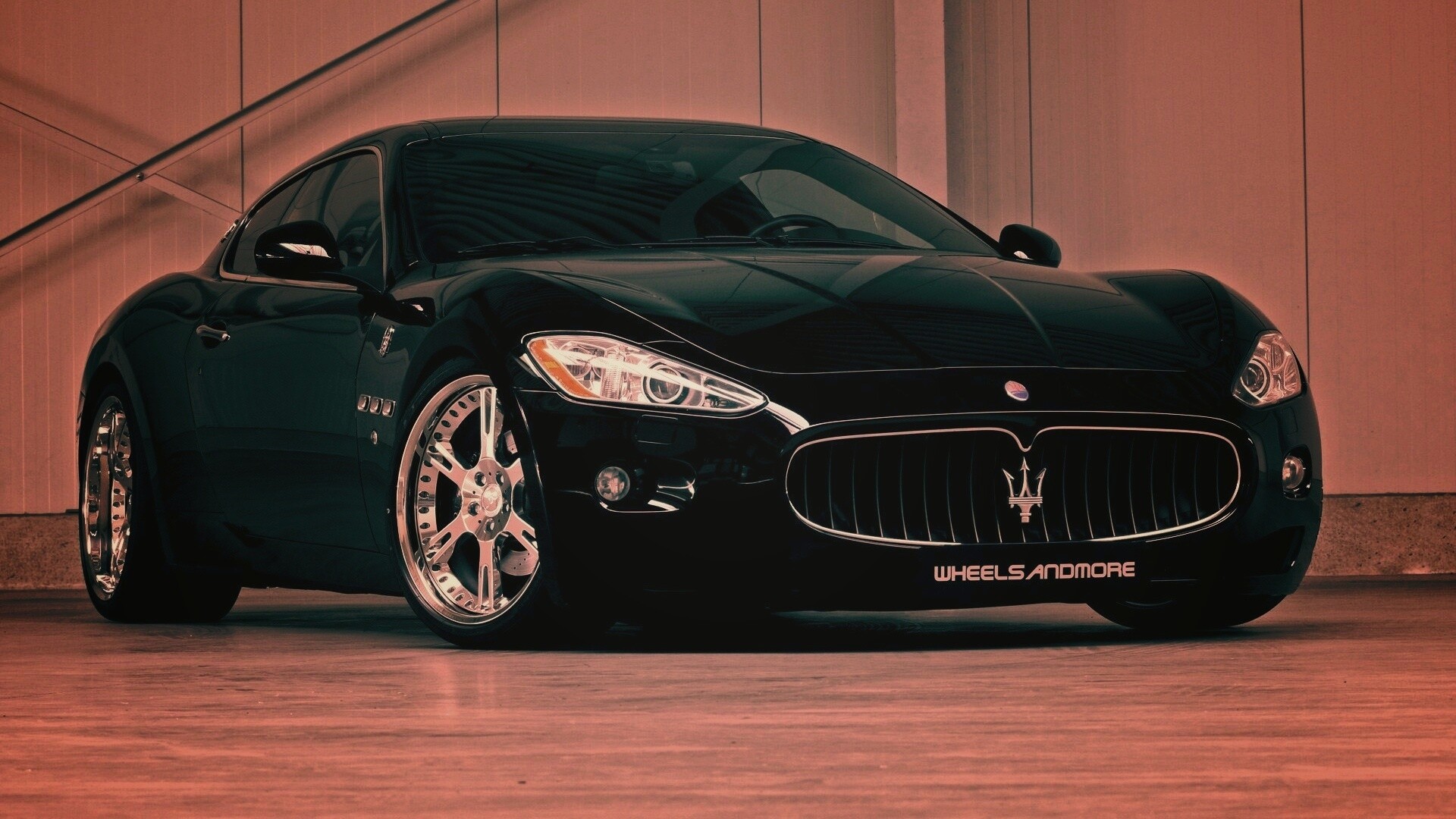 Черная мазерати Gran Turismo обои