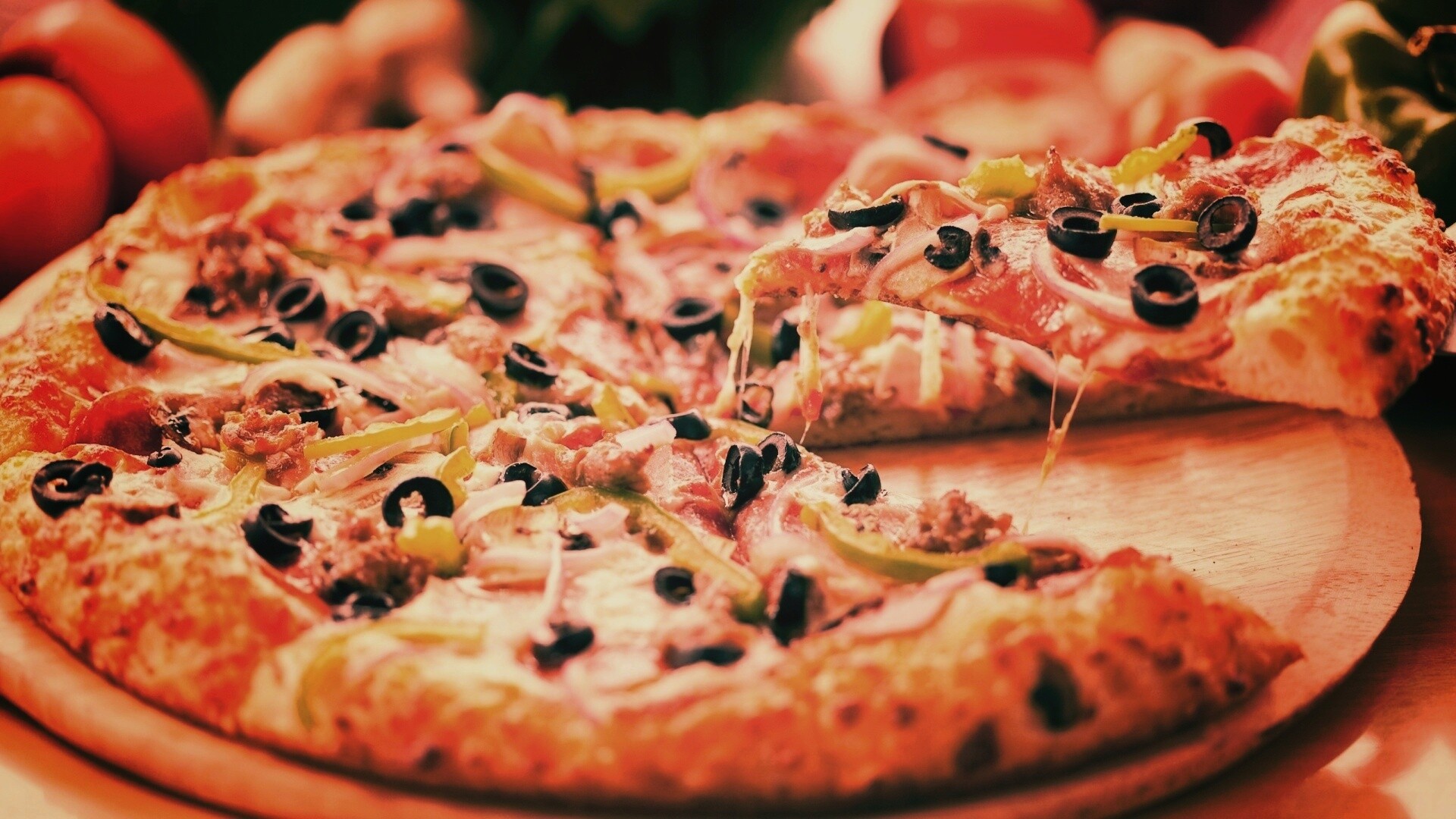 Пицца обои
