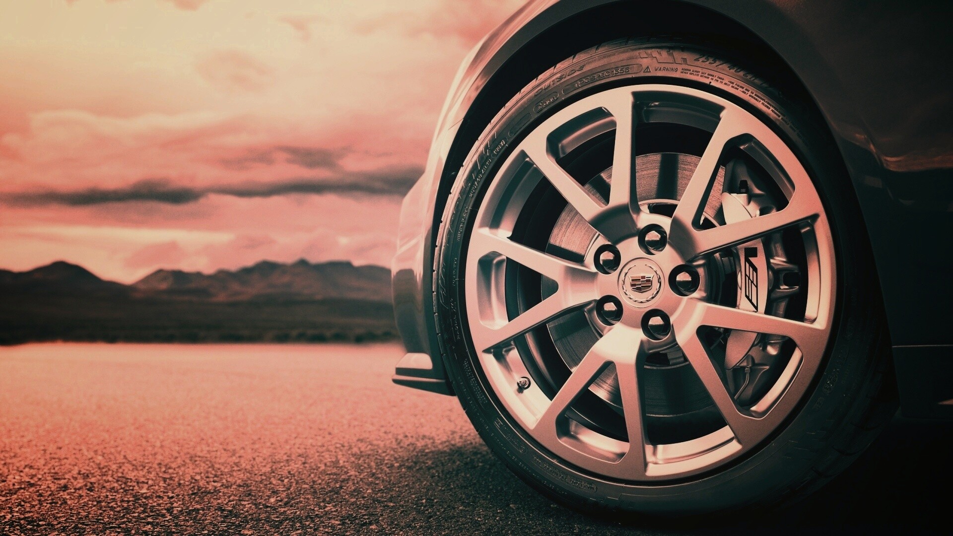 Колесо кадиллака обои