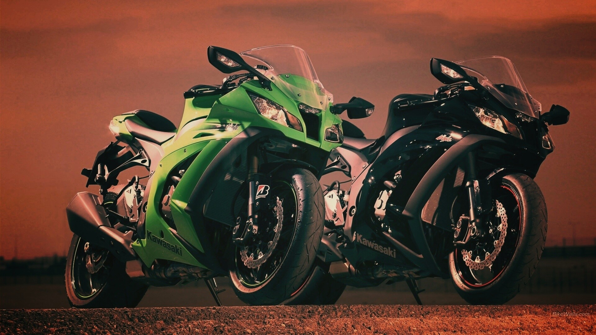 Два Кавасаки обои