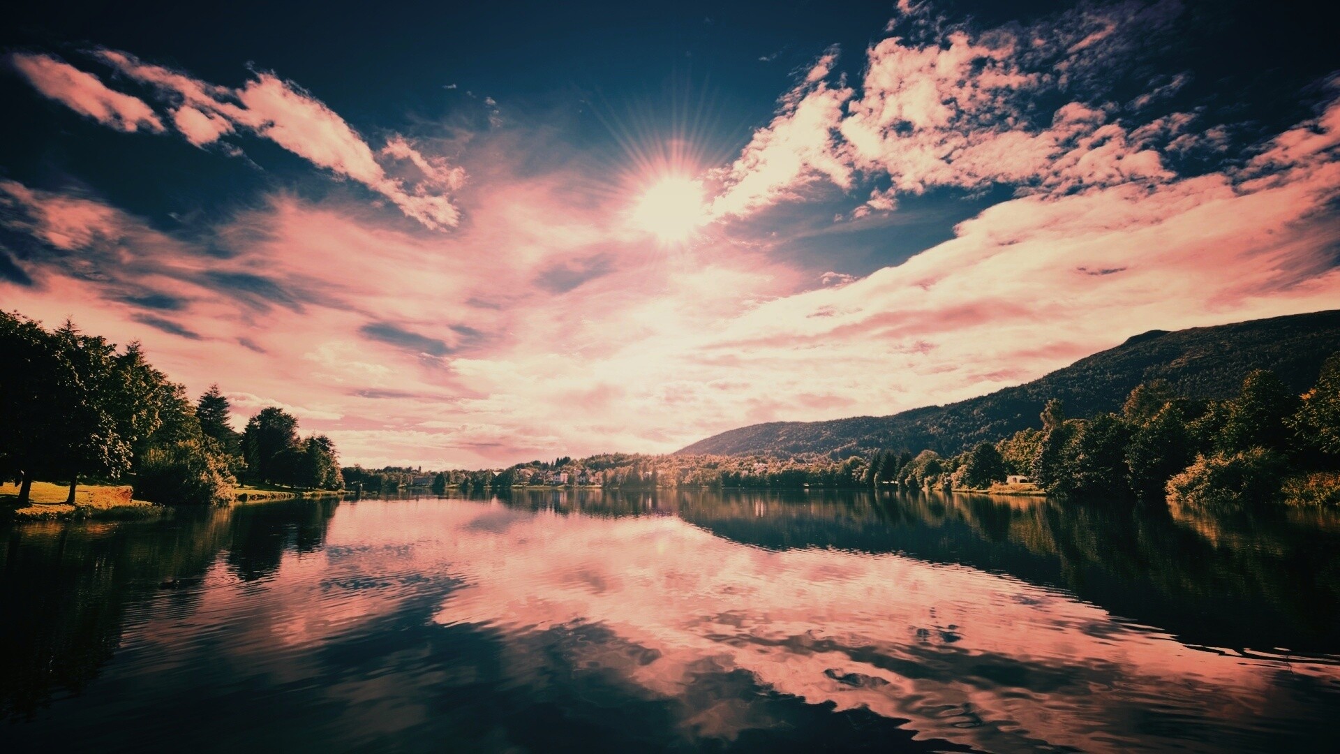 Норвежская река обои